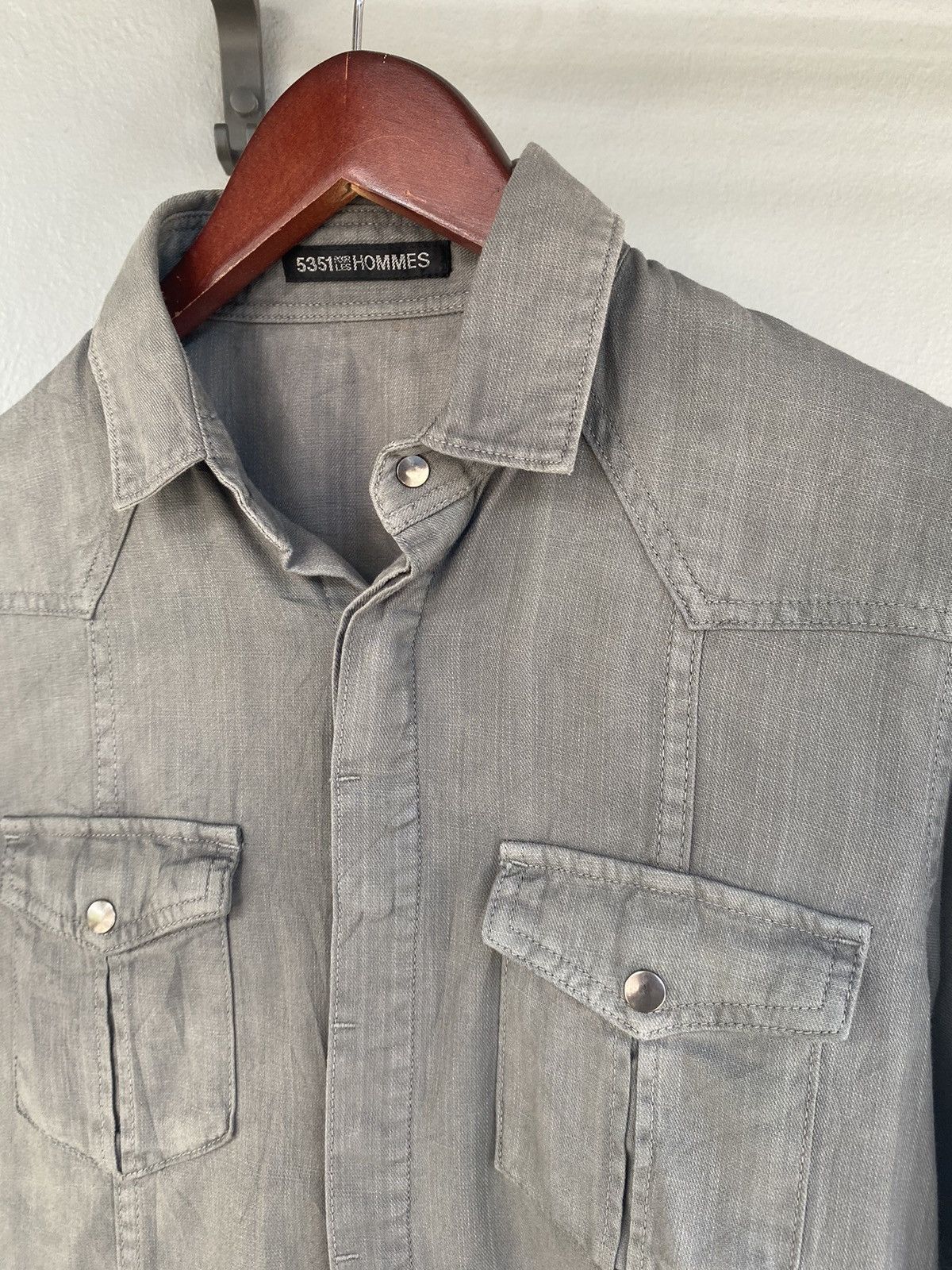 5351 POUR LES HOMMES × Japanese Brand 5351 pour les hommes shirt Size US L / EU 52-54 / 3 - 2 Thumbnail
