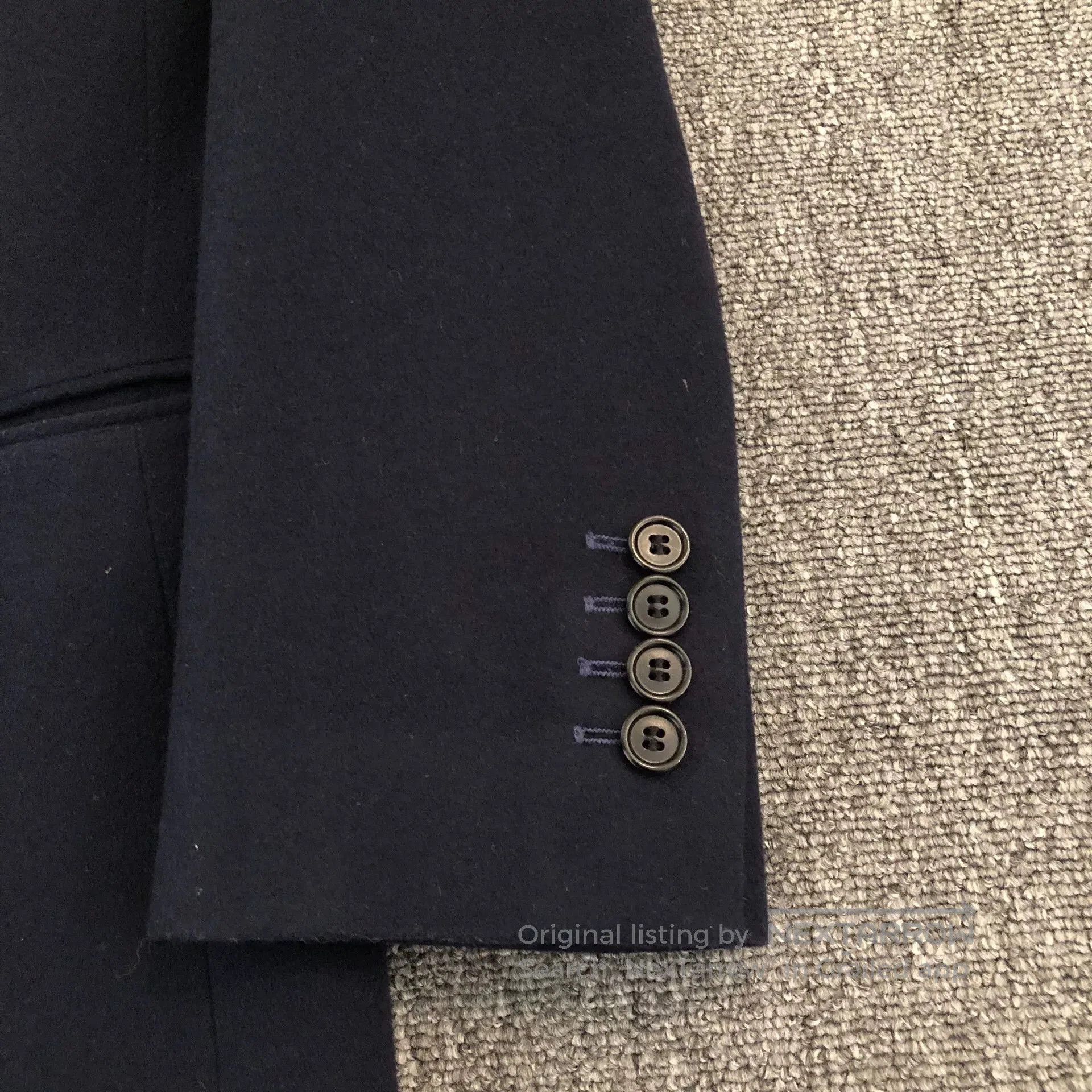 Dior Dior Homme 18FW Royal Blue Wool Coat. Size US S / EU 44-46 / 1 - 2 Thumbnail