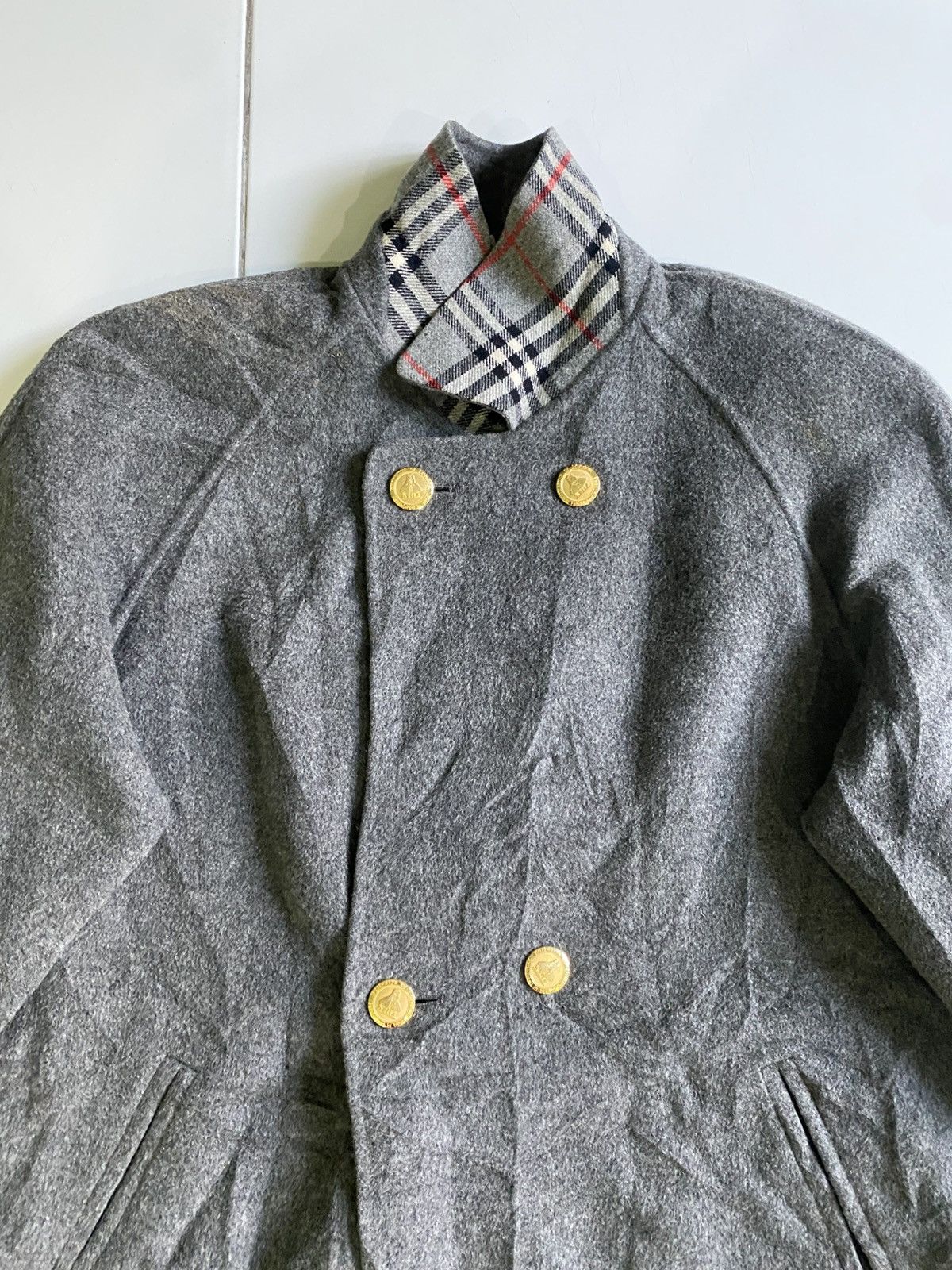 Burberry Vintage Burberrys Of London Wool Prorsum Nova check Jackets Size US L / EU 52-54 / 3 - 4 Thumbnail