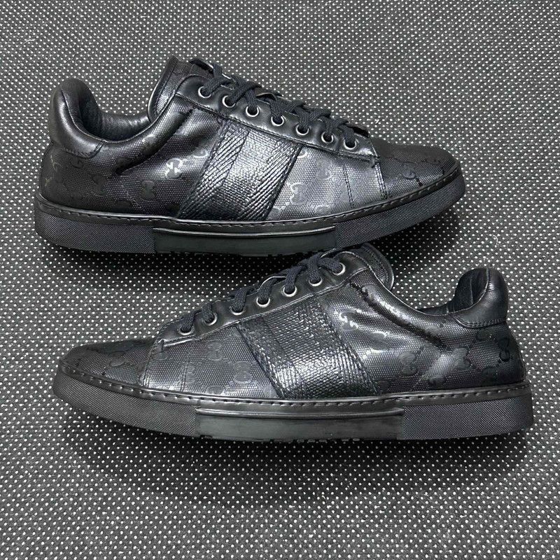 Gucci Gucci Stylish Black Casual Sneakers - Size US 7.5 / EU 40-41 - 6 Thumbnail