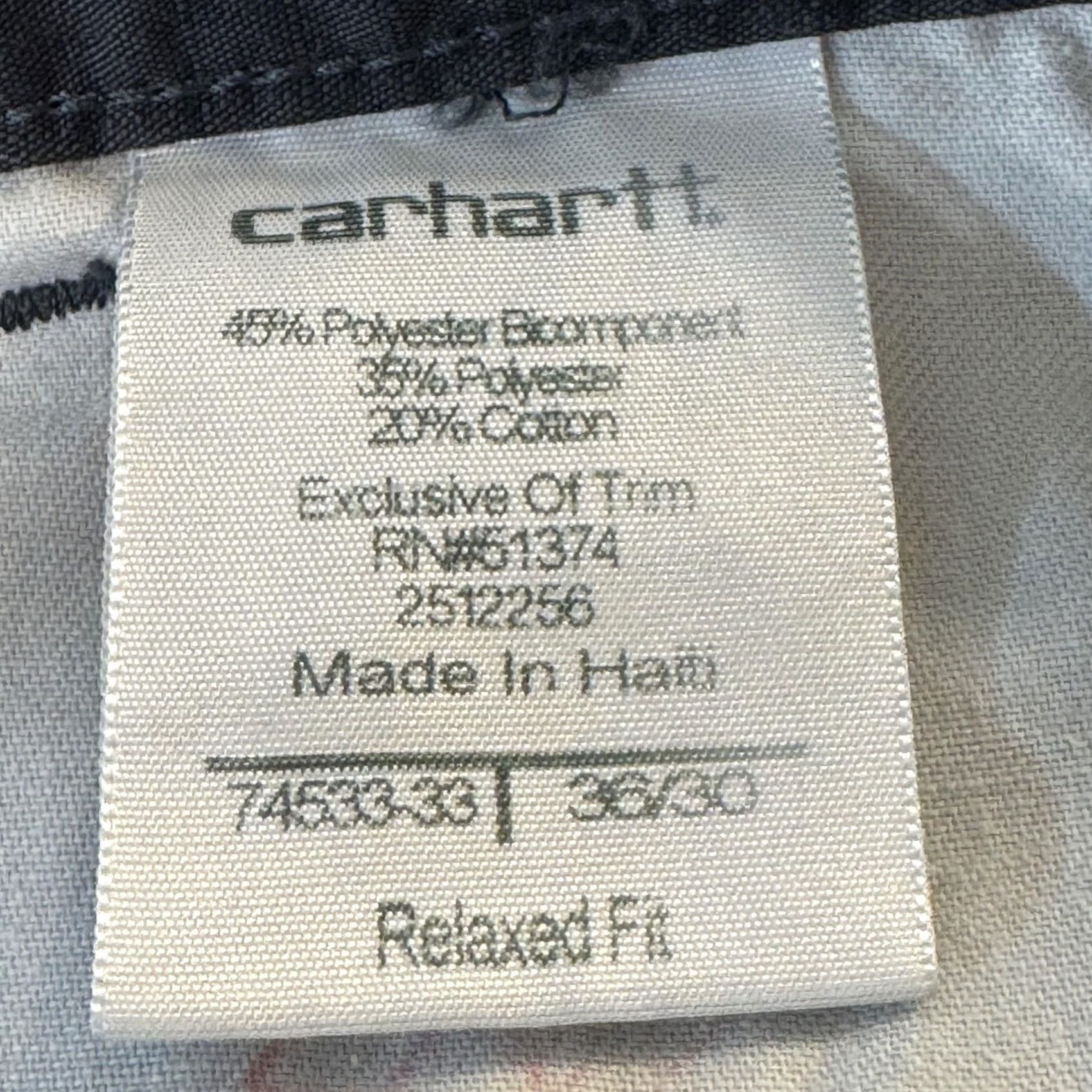 Carhartt Carhartt Pants Mens 36x29 Gray Ripstop Relaxed Fit Utility Workwear Durable Size US 36 / EU 52 - 6 Thumbnail