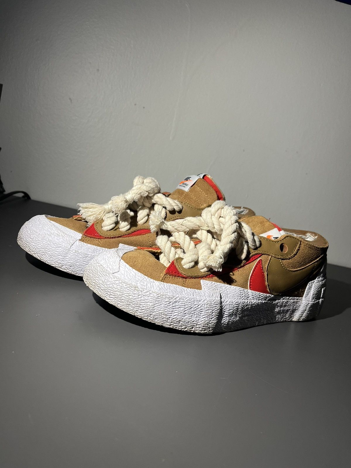 Nike - blazer low Sacai British tan