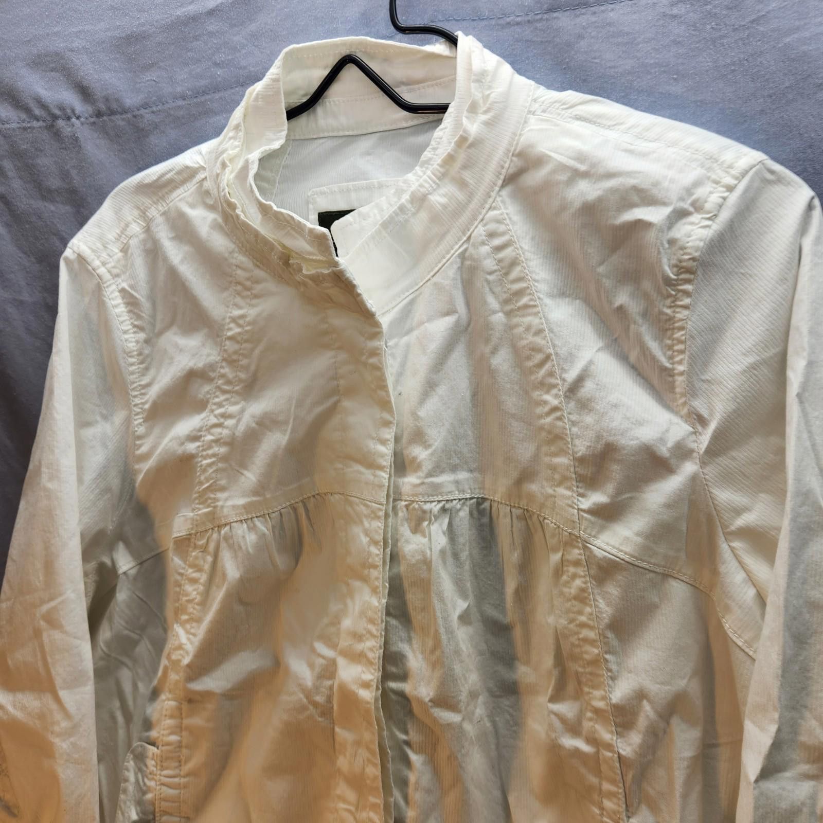 Eddie Bauer Eddie Bauer White Cotton Blend Jacket Womens Size XL Size XL / US 12-14 / IT 48-50 - 2 Thumbnail