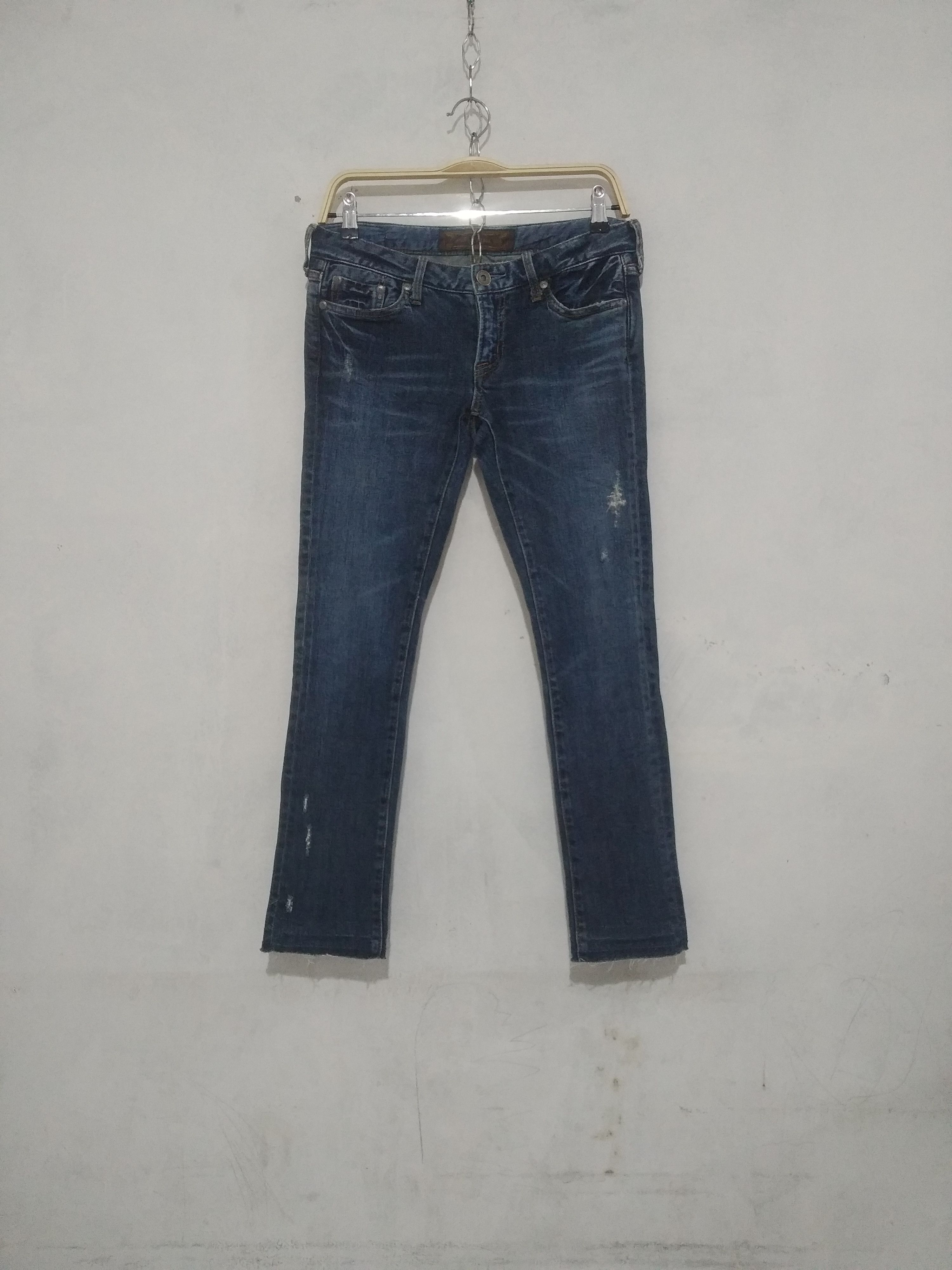 image of 14Th Addiction x If Six Was Nine Goa Distressed Wash Denim Pants, Men's (Size 30)