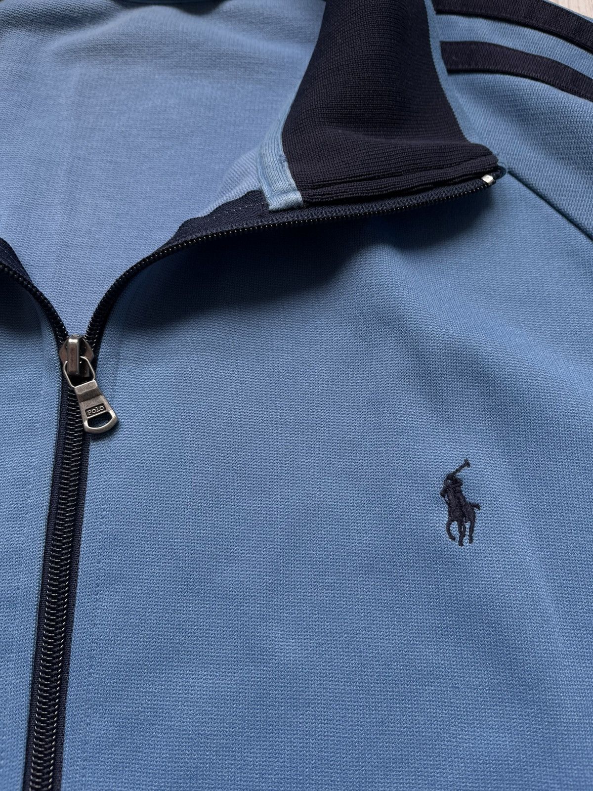 Polo Ralph Lauren × Vintage Vintage 90s Polo RL Blue Track Jacket Full Zip Logo Athletic Size US XL / EU 56 / 4 - 6 Thumbnail