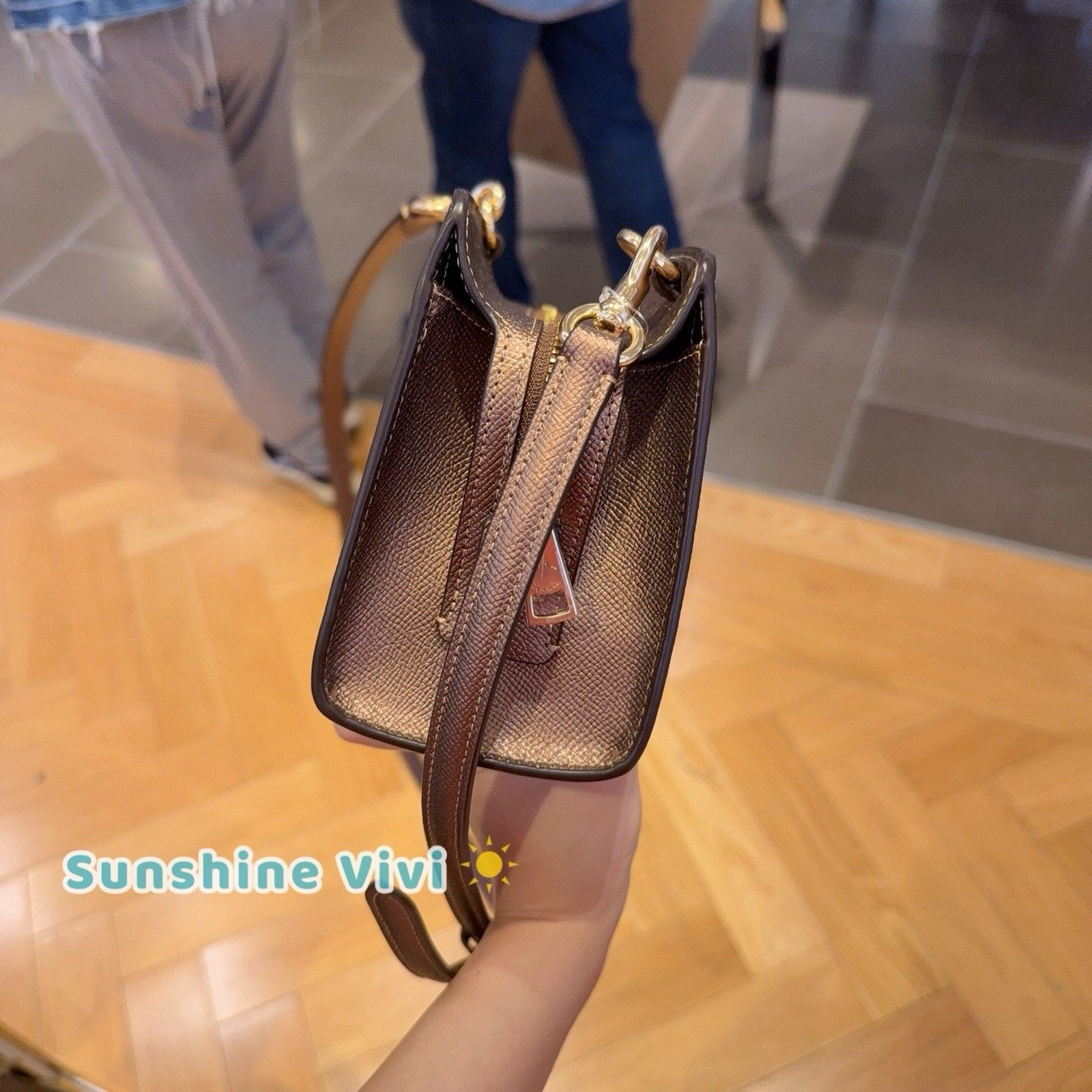 Coach NWT Coach Gia Crossbody Bag Canvas CCK70 BROWN/COPPER Size ONE SIZE - 3 Thumbnail