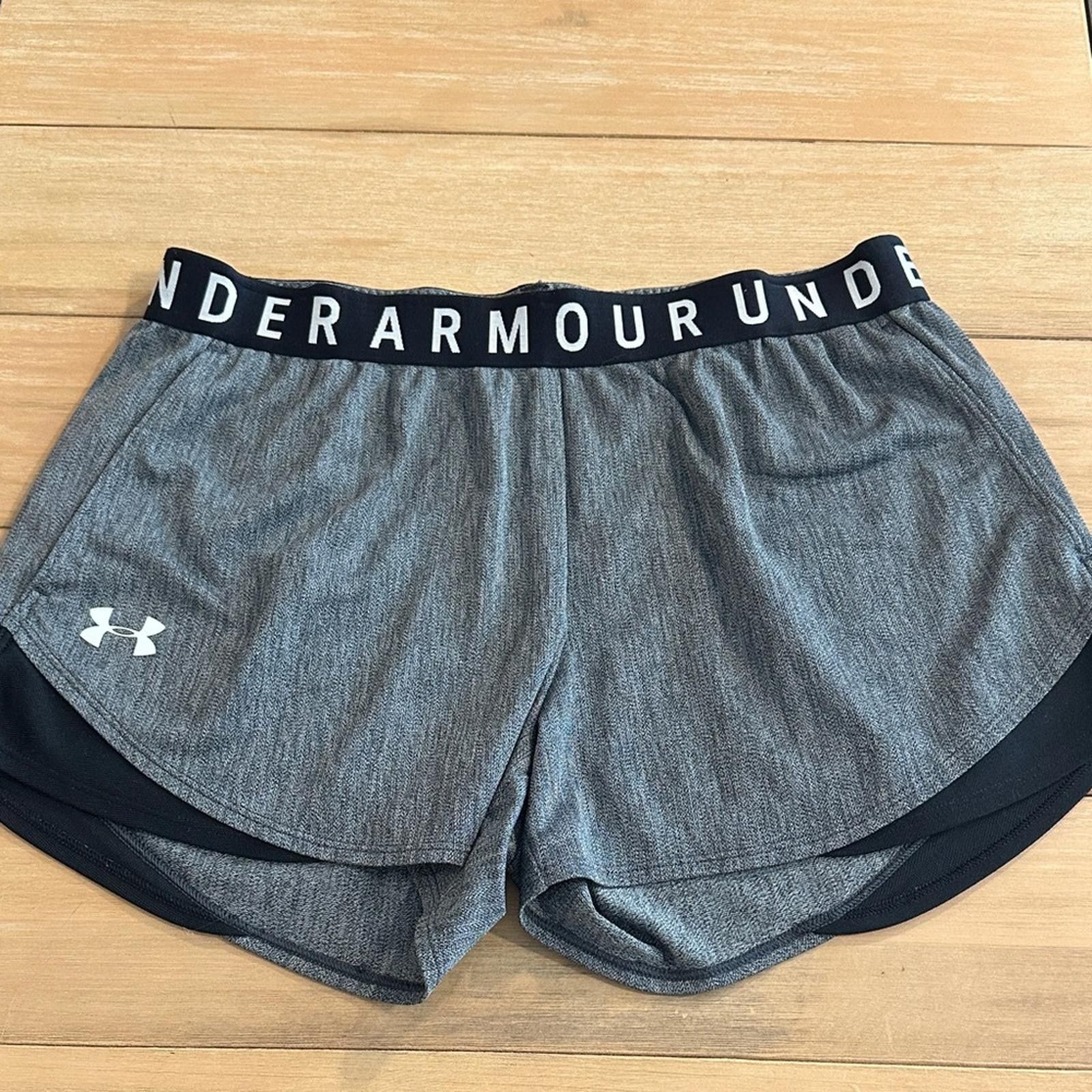 Under Armour Under Armour Play Up M 3.0 EUC Heathered Gray Shorts 3” Size 32" / US 10 / IT 46 - 2 Thumbnail