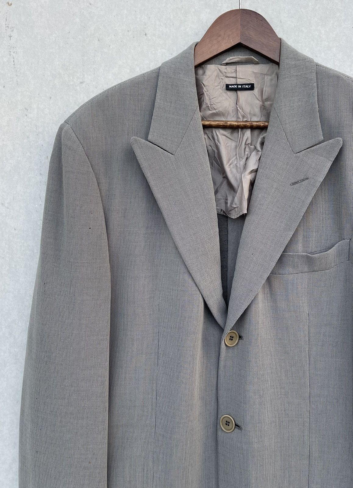 Giorgio Armani A/W 1998 GIORGIO ARMANI 3-BUTTON PEAK LAPEL WOOL SUIT/JACKET Size US M / EU 48-50 / 2 - 6 Thumbnail