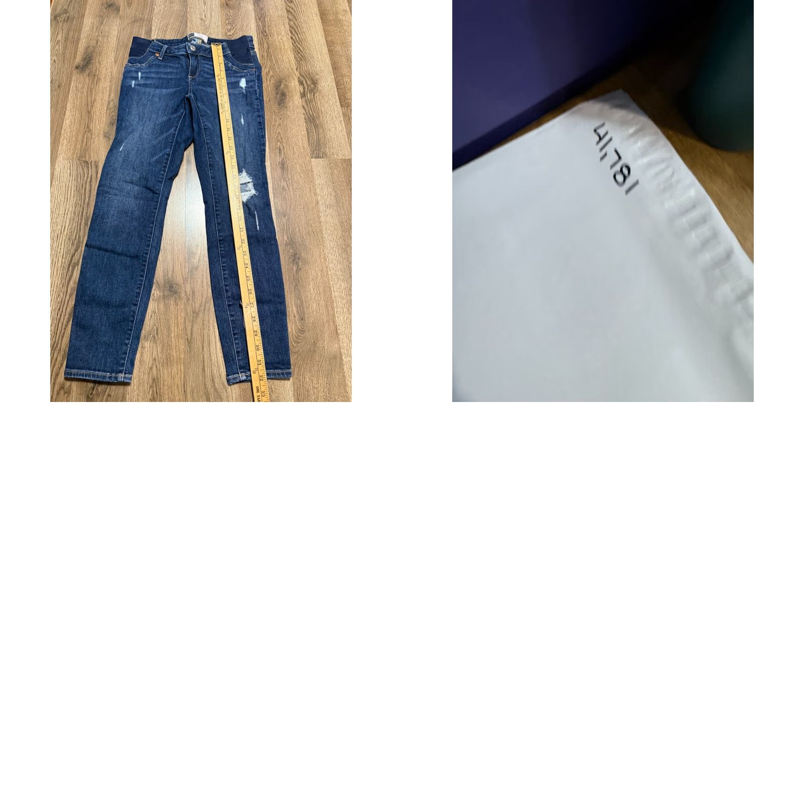 Gap GAP Denim Jeans Women's Size 2R Blue Maternity True Skinny Ankle Size 26" / US 2 / IT 38 - 8 Thumbnail