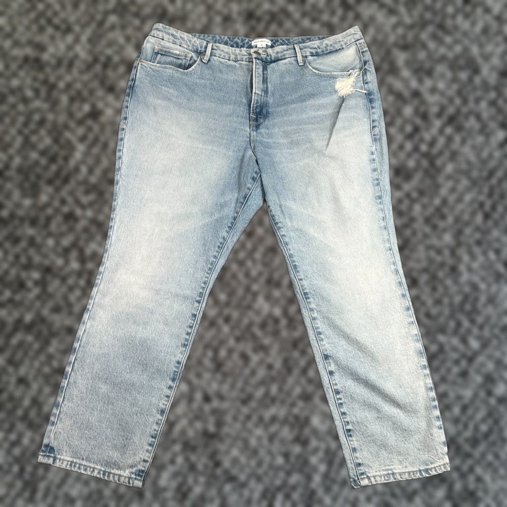 Good American Good American Women's Skinny Jeans 18 Light Wash Denim Plus Size Cotton Spandex NWT Size 25" / US 0 / IT 36 - 1 Thumbnail