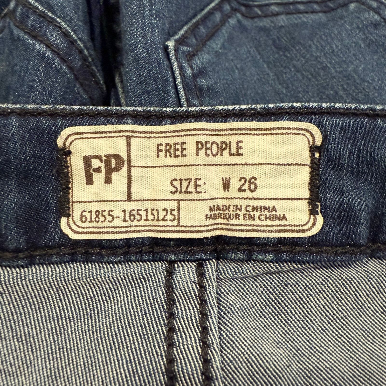 Free People Free People Women’s Flare Jeans Size 26 Size 26" / US 2 / IT 38 - 3 Thumbnail