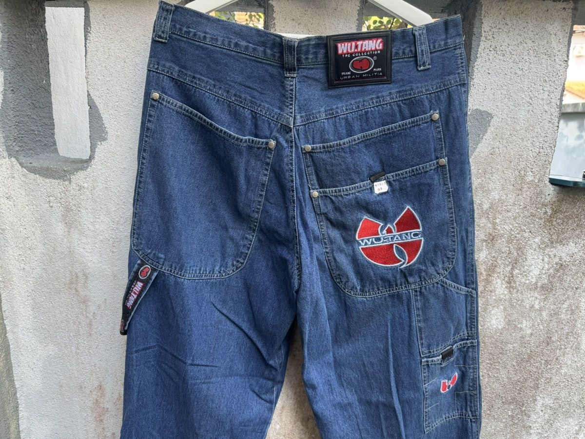If Six Was Nine × Vintage × Wu-Tang Clan Vintage 90s WU TANG CLAN Baggy HipHop Flare Jeans BOSS01 Size US 34 / EU 50 - 11 Thumbnail