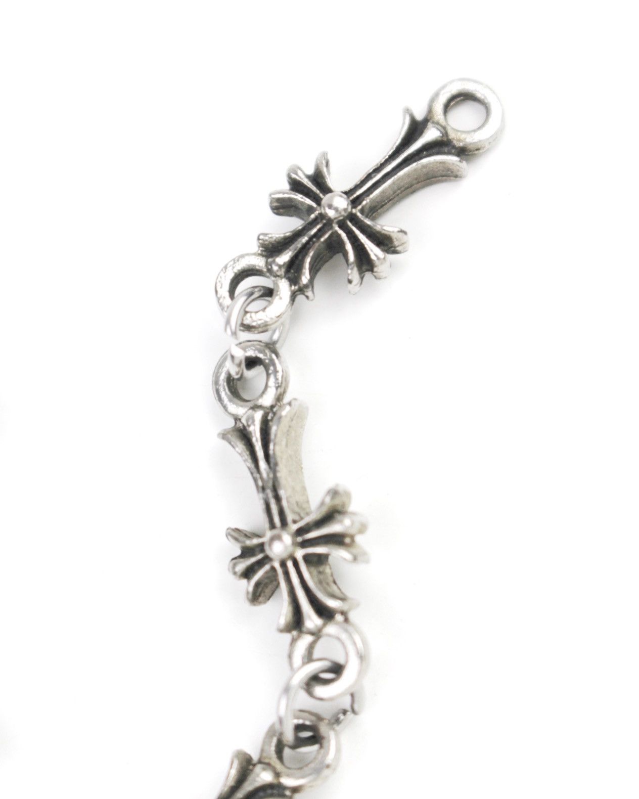 Japanese Brand 2000S JAPANESE MADE GOTHIC CROSS LINK BRACELET Size ONE SIZE - 3 Thumbnail