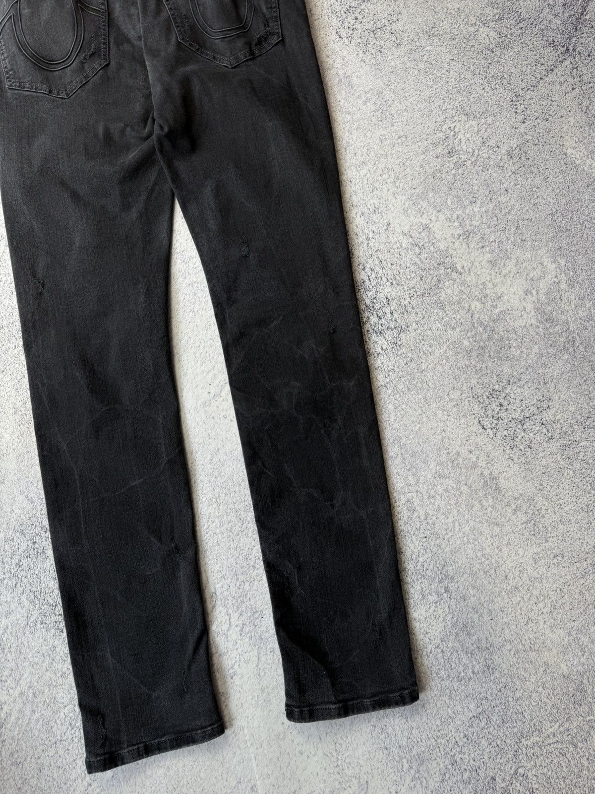 Japanese Brand Vintage True Religion Black Jeans Chief Keef Awant Garde Size US 36 / EU 52 - 7 Thumbnail
