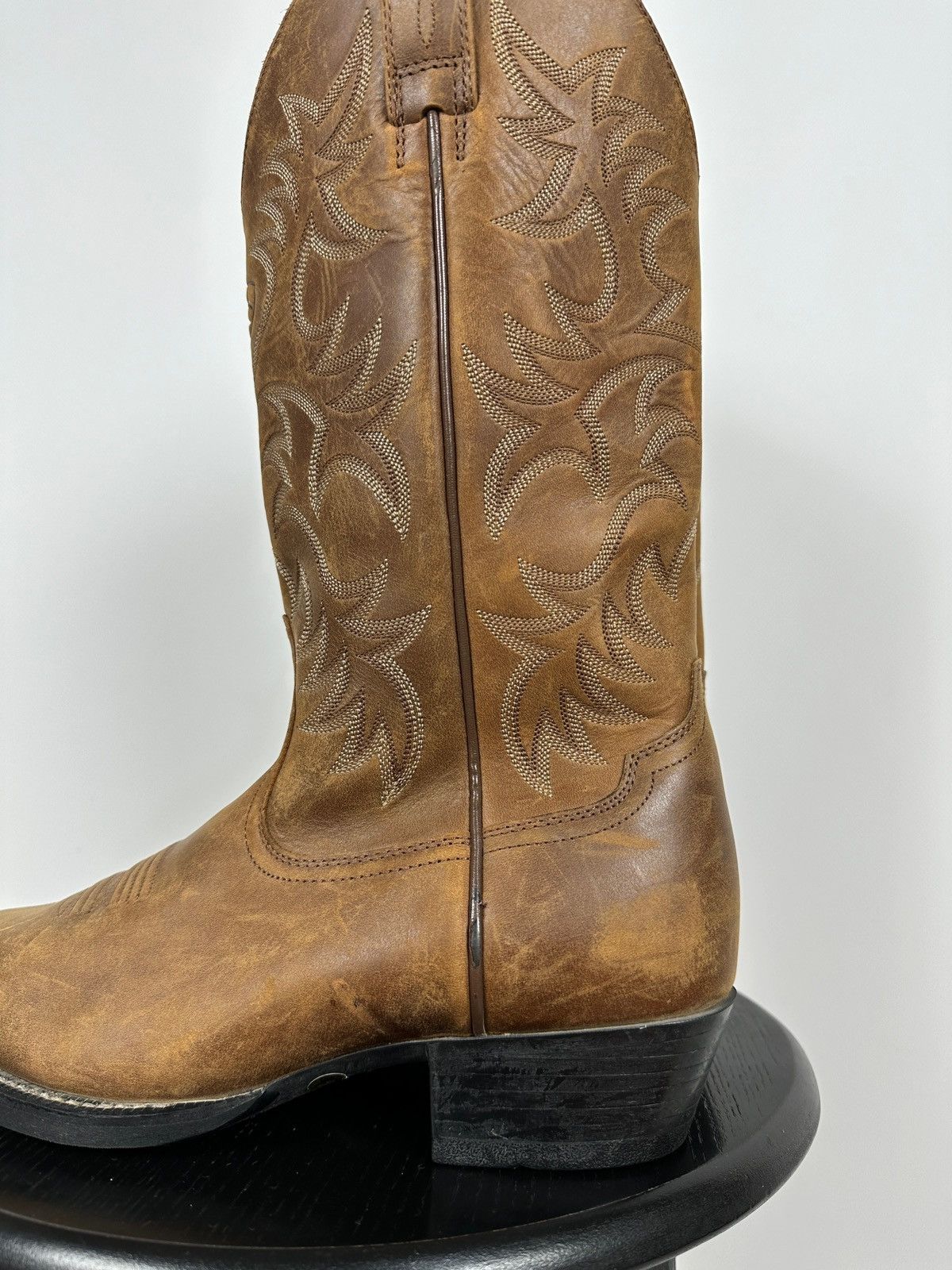 Ariat Ariat Brown Cowboy Western Leather Boots Size US 8.5 / EU 41-42 - 12 Thumbnail
