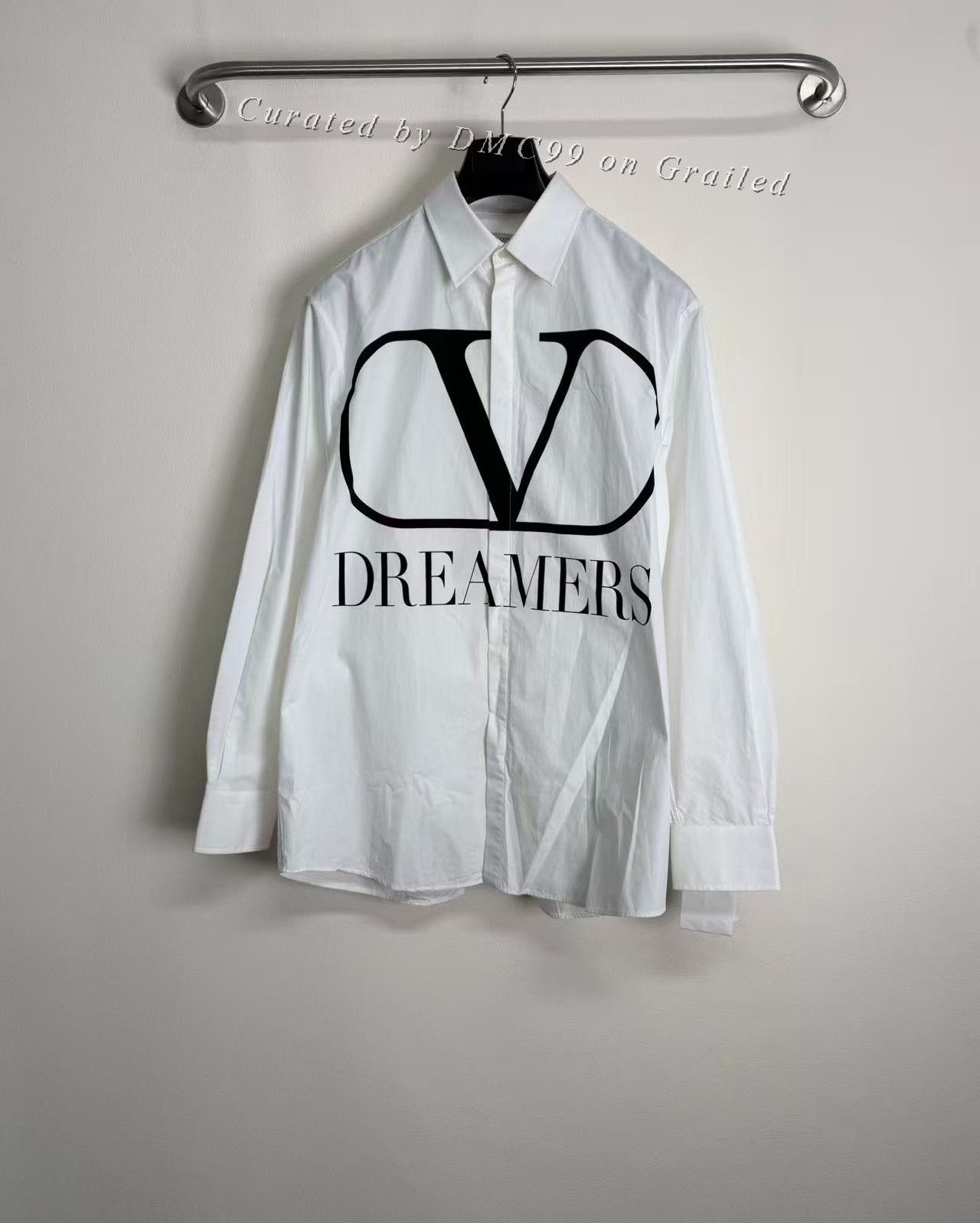Valentino Valentino VLOGO DREAMERS White Shirt Size US M / EU 48-50 / 2 - 1 Thumbnail