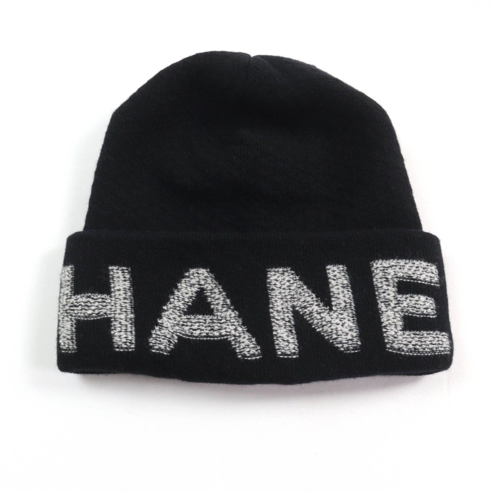 Chanel Chanel Logo design Wool Cashmere Knit Cap Others Hats