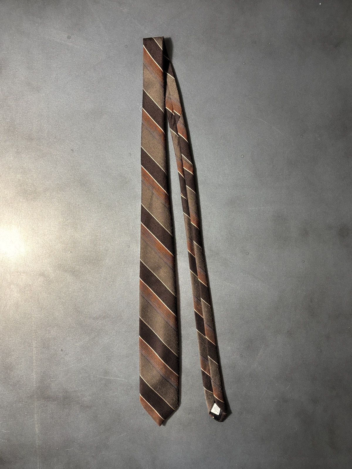 Louis Feraud Vintage Louis Feraud Tie 1960s Striped Necktie 1970s Size ONE SIZE - 2 Thumbnail