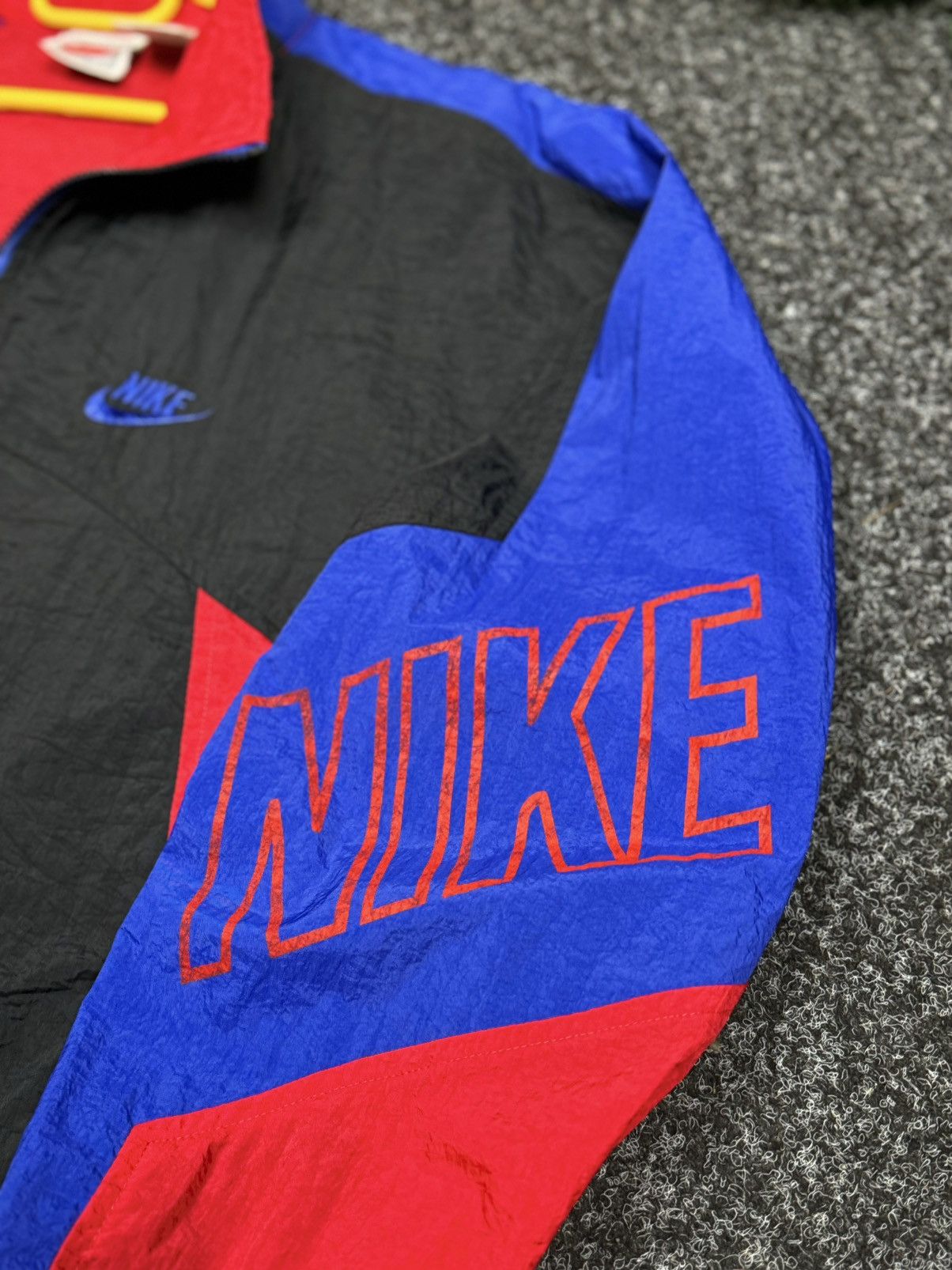 Nike × Vintage Nike Jacket Big Logo Size M Y2K drill style Size US M / EU 48-50 / 2 - 9 Thumbnail