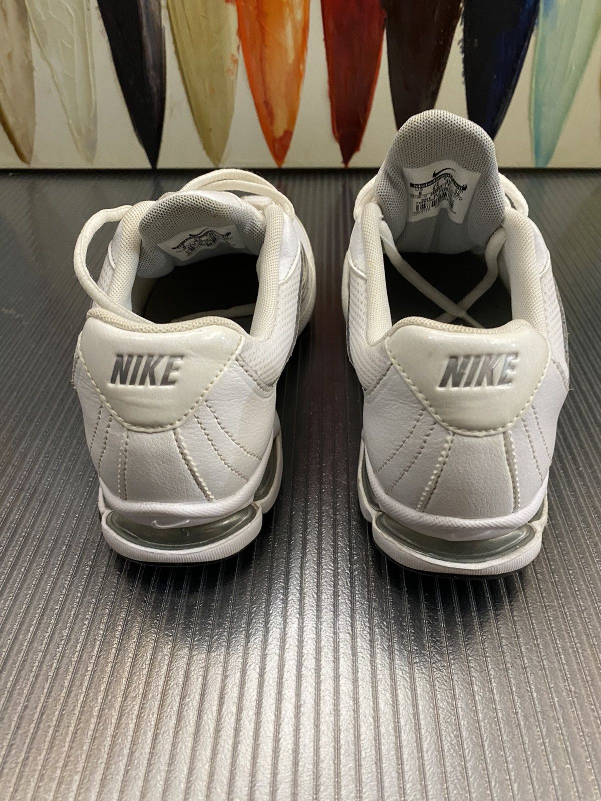 Nike Nike Air Exceed Training Sneakers White Leather 8 Size US 8 / IT 38 - 7 Thumbnail