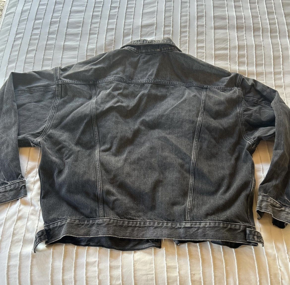 Fear of God essentials fear of god black oversized jean / denim jacket Size US L / EU 52-54 / 3 - 2 Thumbnail