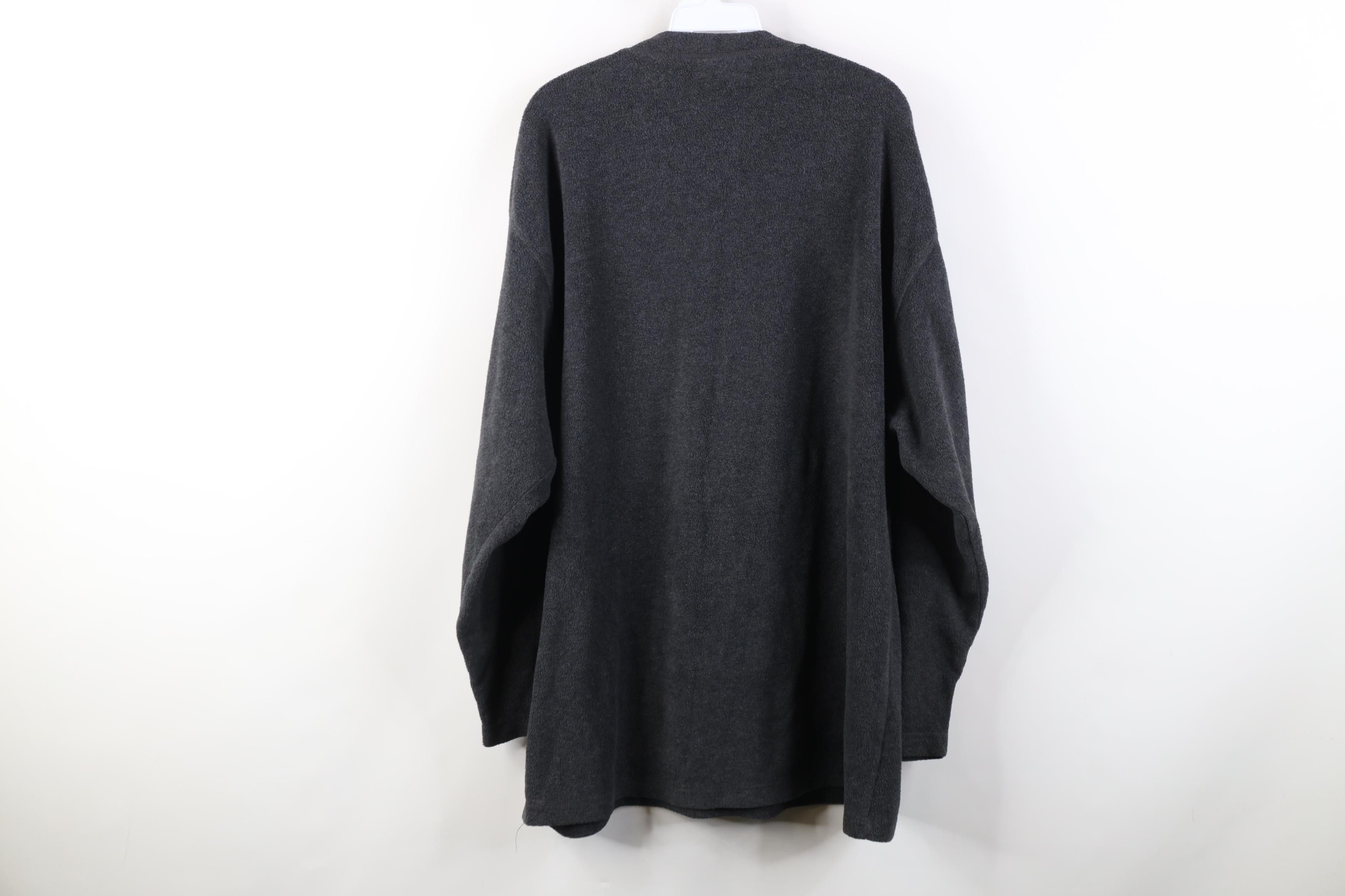 Vintage Vintage 90s Red Wings Hockey Fleece V-Neck Sweater Gray Size US XL / EU 56 / 4 - 9 Thumbnail