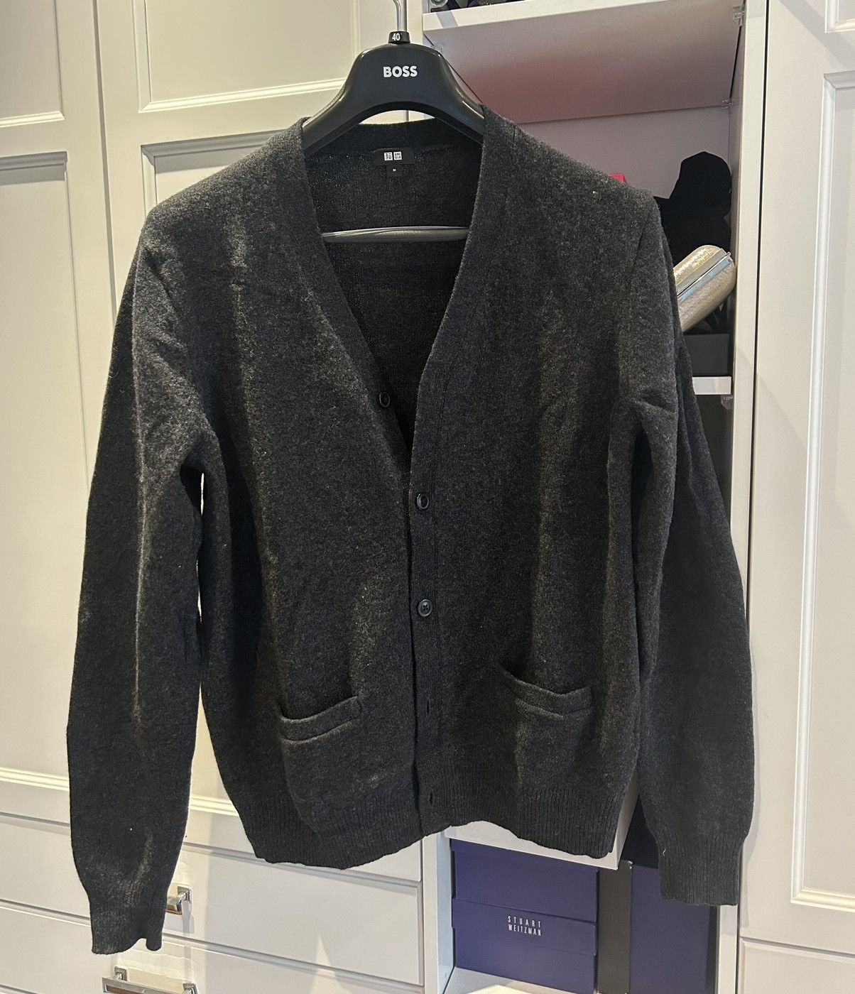 Uniqlo Uniqlo Lambswool Cardigan Size US M / EU 48-50 / 2 - 1 Thumbnail