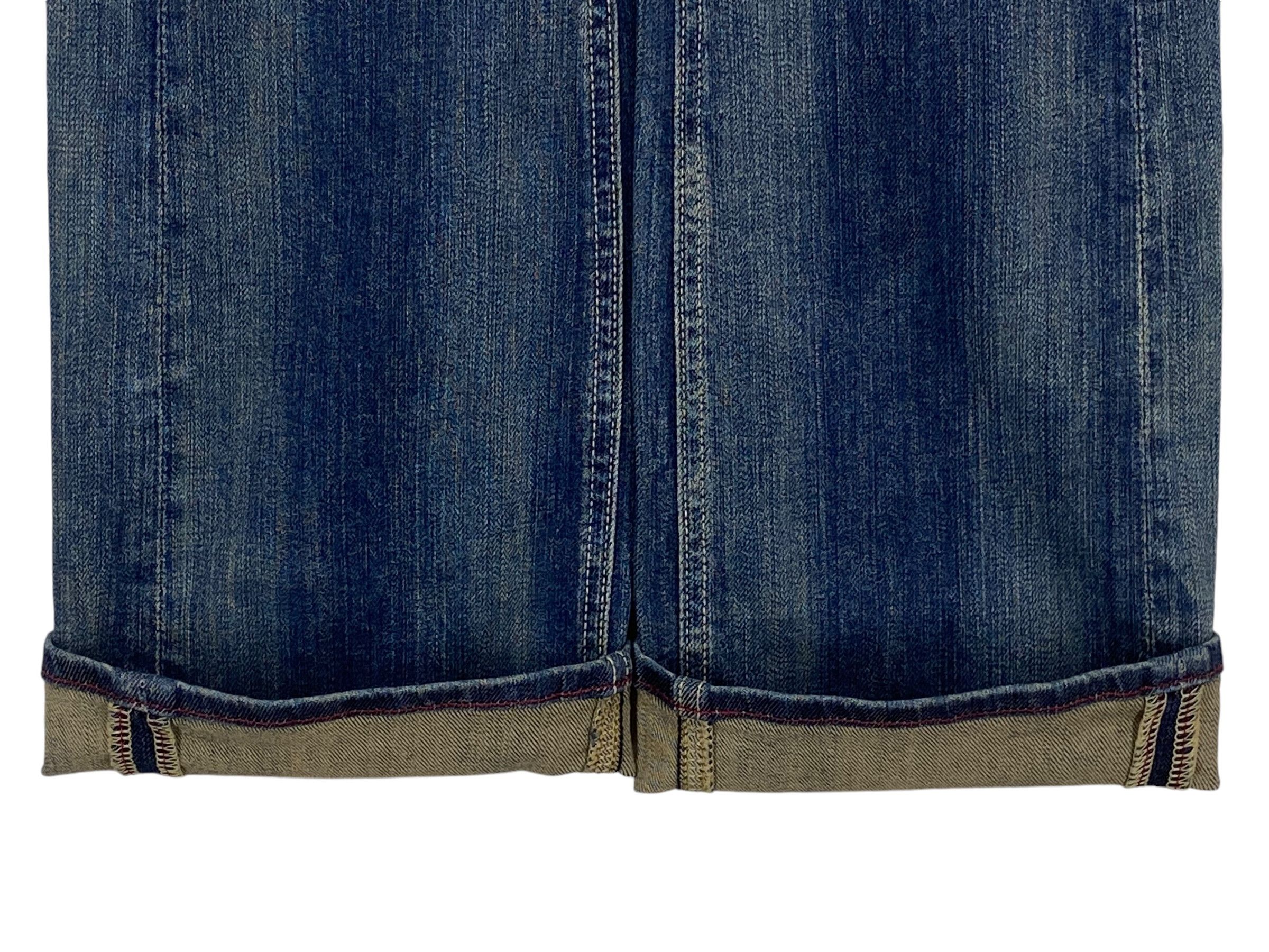 Japanese Brand Brappers Flare Denim Jeans Distressed Bootcut Jeans Size 26" / US 2 / IT 38 - 10 Thumbnail