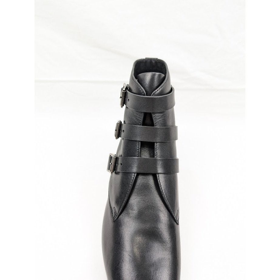 Saint Laurent Paris o1rshd1 Q:5 / Goth 15 Boots in Nero Size US 8 / EU 41 - 6 Thumbnail