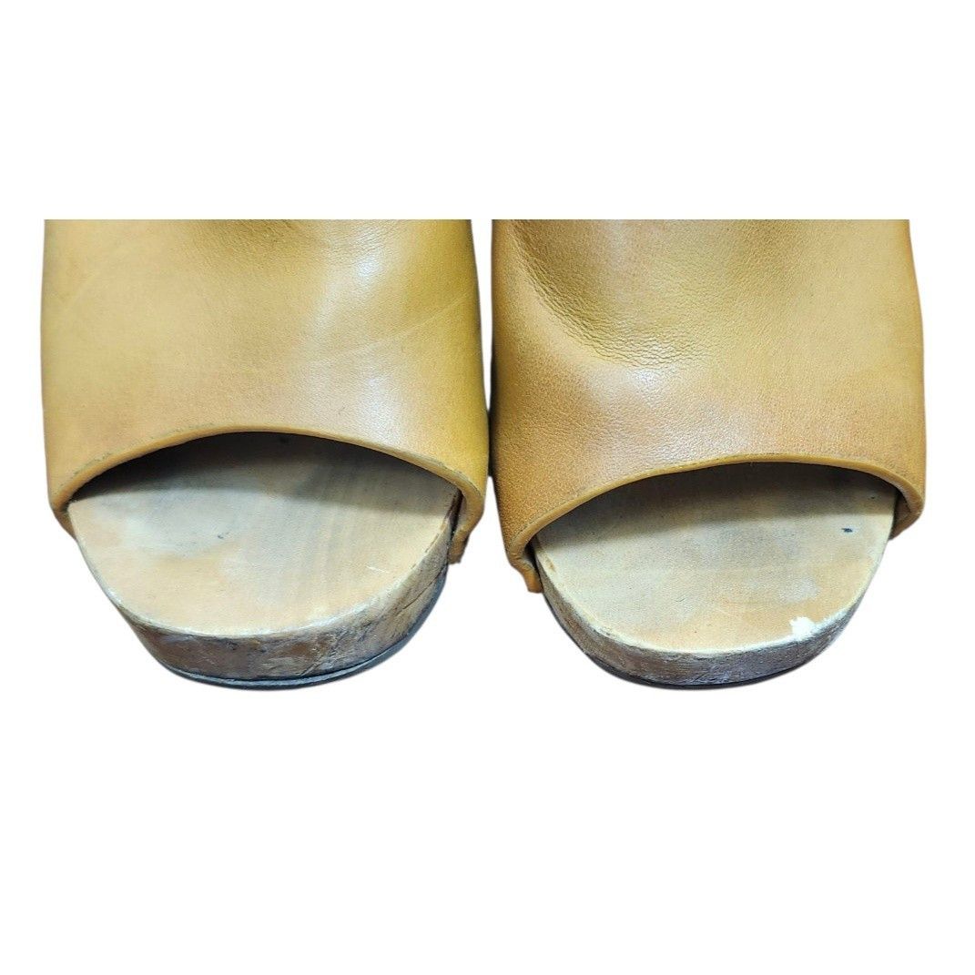 Sezane Sezane Dakota High Terracotta Wooden Buckle Chunky Platform Size US 7.5 / IT 37.5 - 4 Thumbnail