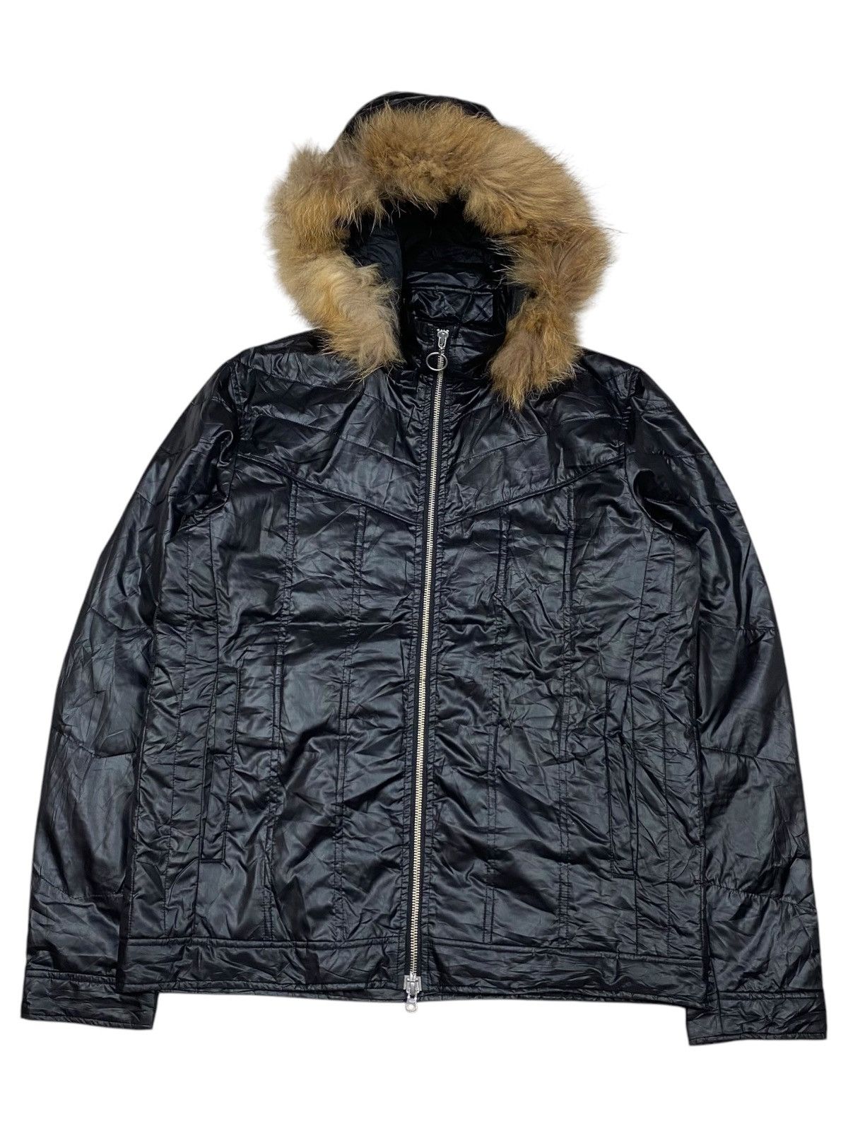 14th Addiction 2000s University Of Oxford - Vkei Style Fur Hoodie Jacket Size US M / EU 48-50 / 2 - 2 Thumbnail
