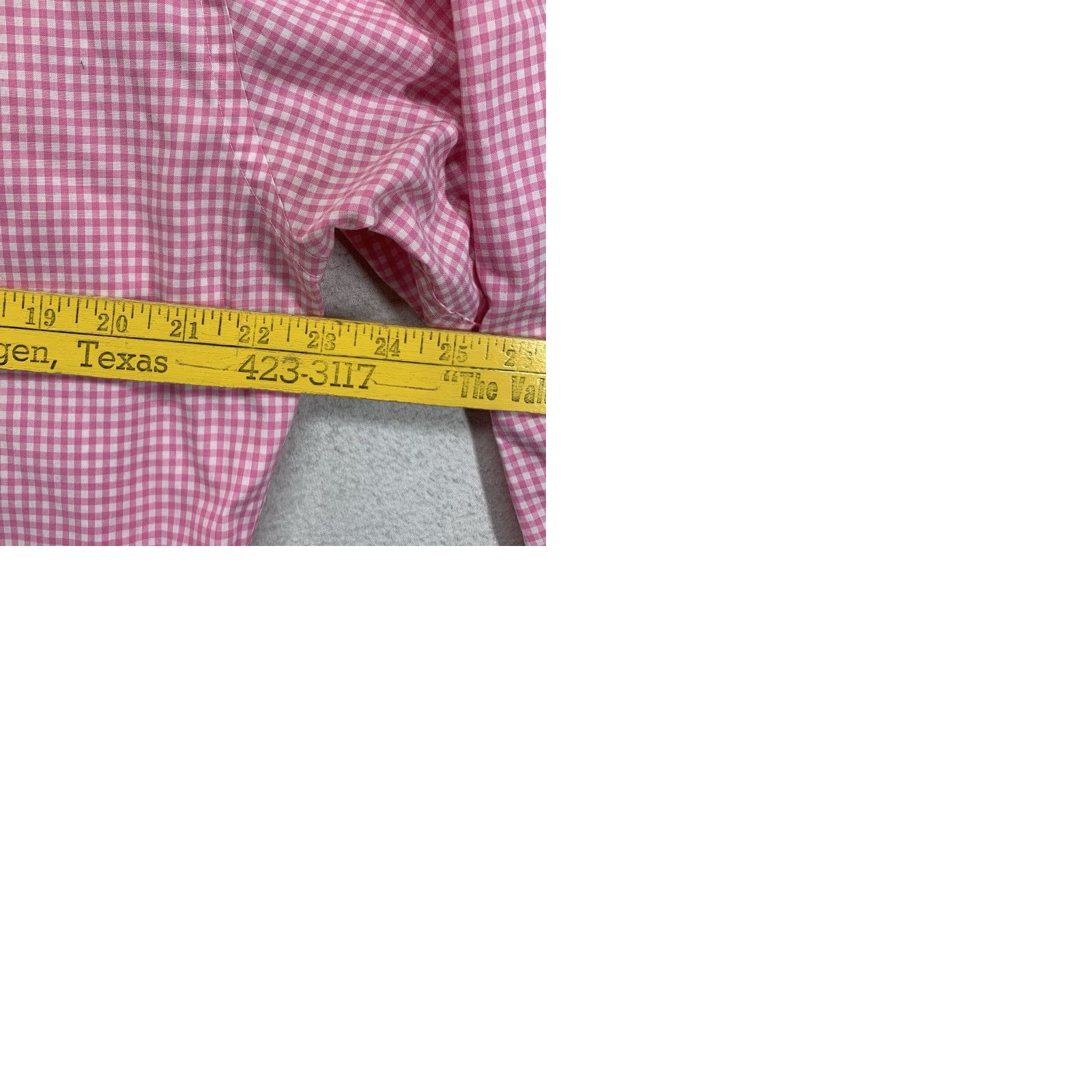 Ralph Lauren Lauren Ralph Lauren Mens Button-Up Shirt Plaid Pink 15½ 32/33 Non-Iron Long Sleeve Classic Fit Size XL / US 12-14 / IT 48-50 - 10 Thumbnail