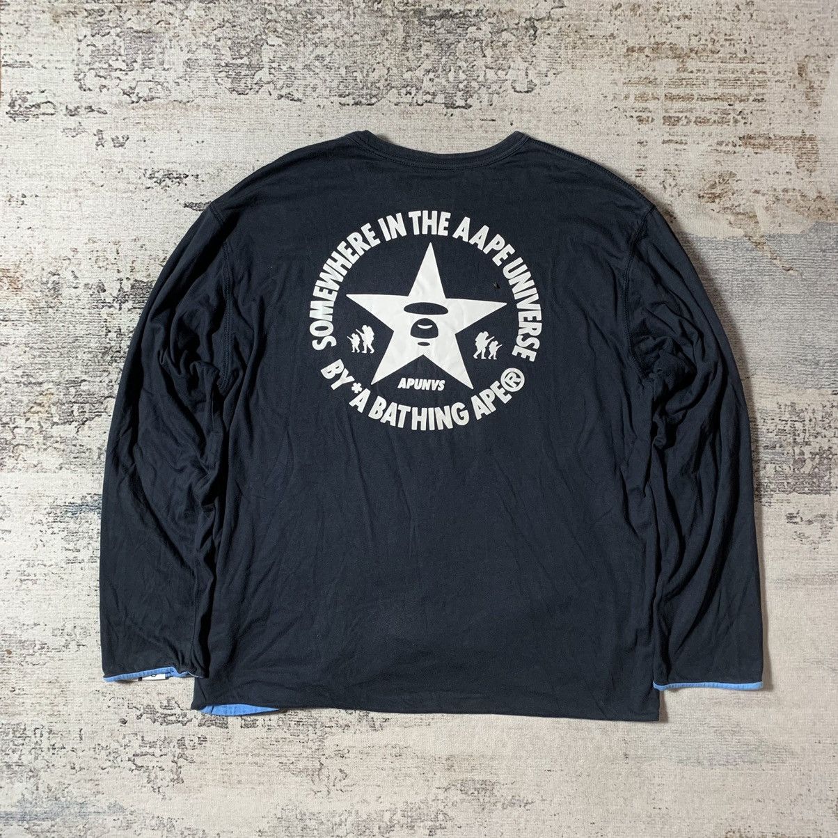 Aape Aape by A Bathing Ape Reversible Long Sleeve Tee Size US L / EU 52-54 / 3 - 4 Thumbnail