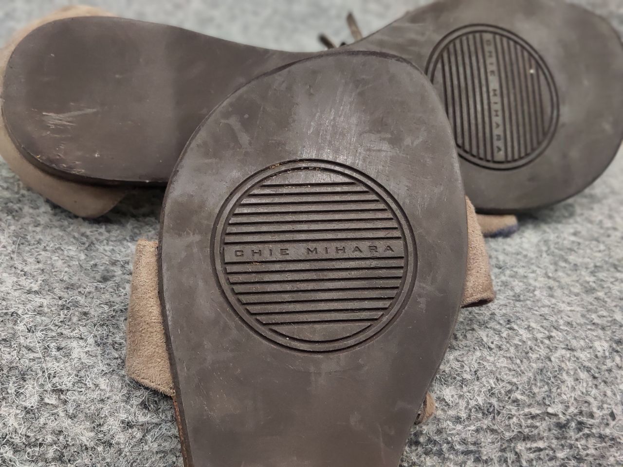 Chip & Pepper Chie Mihara Premium leather sandals without heels Shoes Size US 8.5 / IT 38.5 - 14 Thumbnail