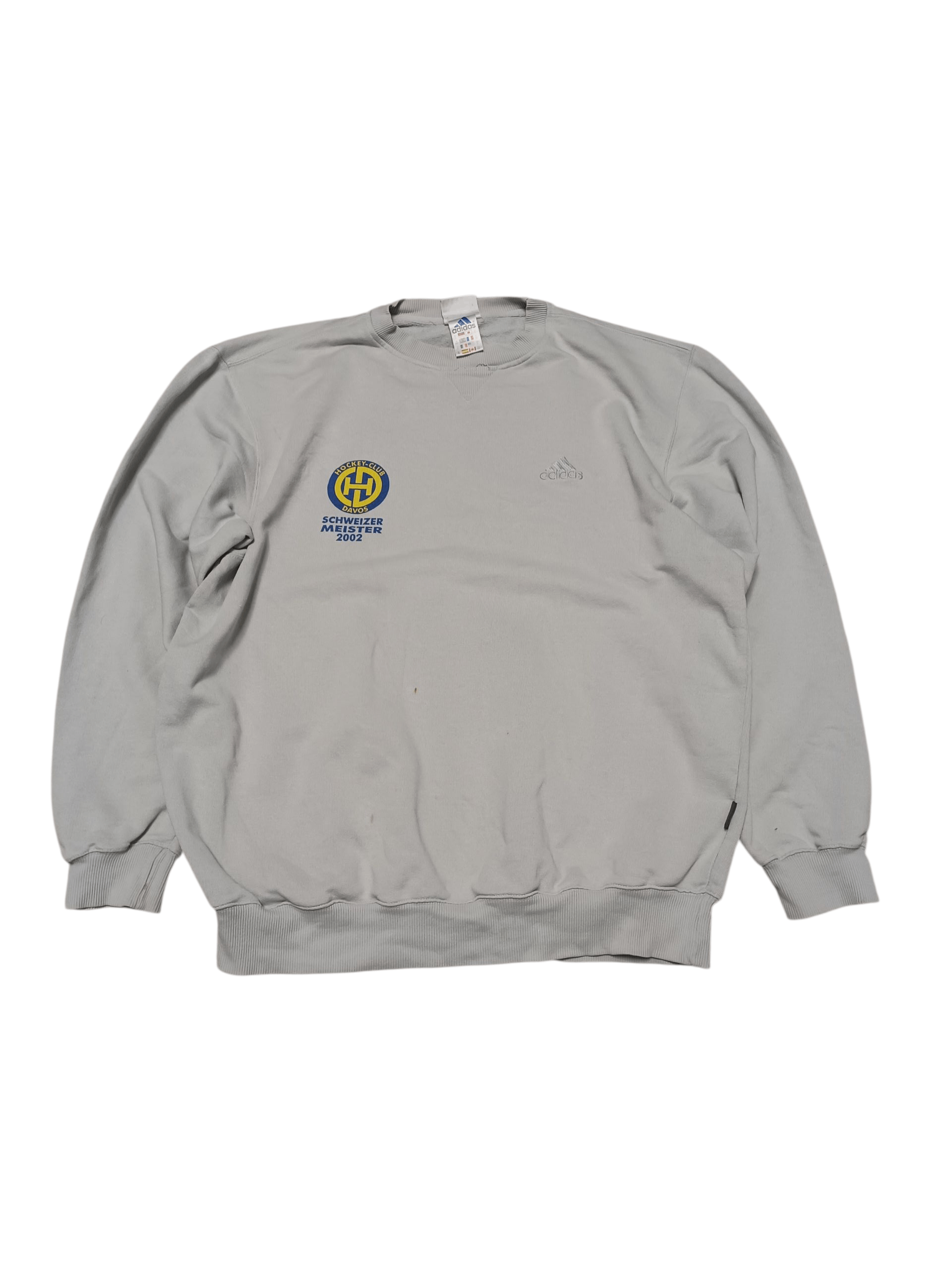 Adidas DAVOS HOCKEY ADIDAS VINTAGE 2002 SWITZERLAND SWEATSHIRT Size US M / EU 48-50 / 2 - 1 Thumbnail