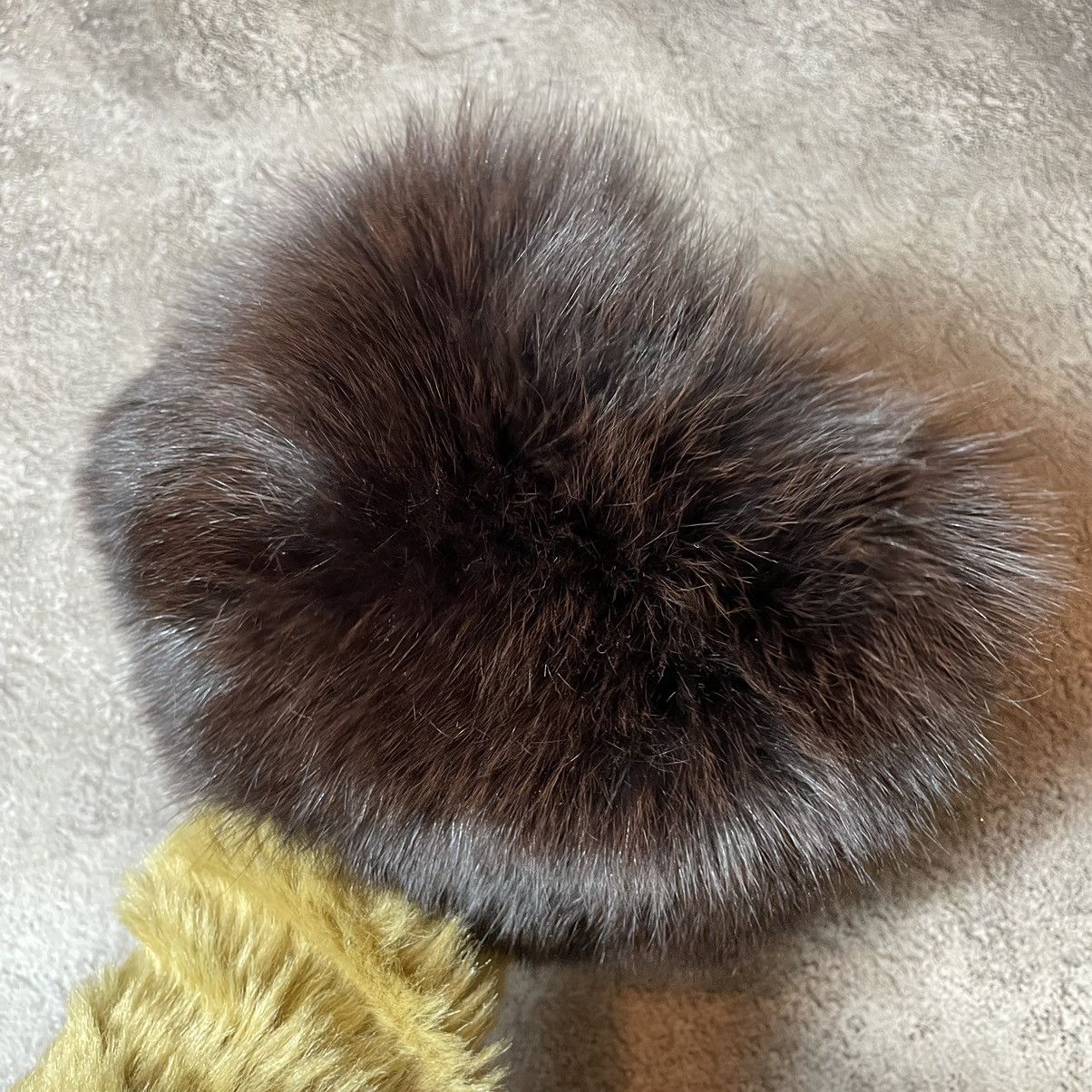 Vintage Vintage 90s Mohair Beanie Ushanka Faux Fur Grunge Alt OS Size ONE SIZE - 2 Thumbnail