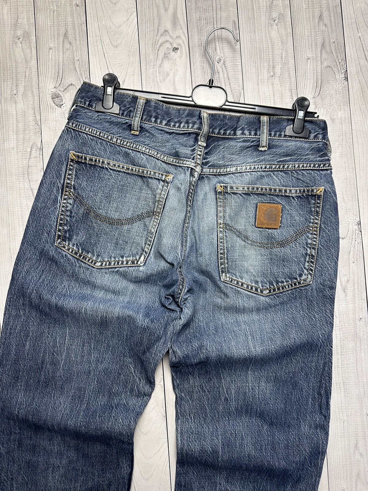 Carhartt × Carhartt Wip × Vintage Vintage Carhartt Wip denim distressed pants size W31 Size US 31 - 4 Thumbnail