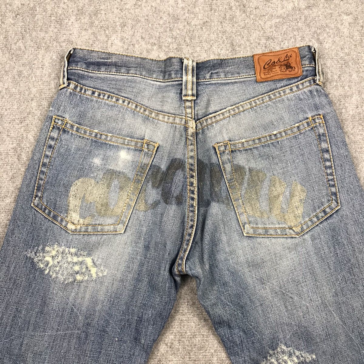 Japanese Brand DISTRESSED DENIM CO.LU JAPANESE JEANS PANTS 147 Size US 30 / EU 46 - 11 Thumbnail
