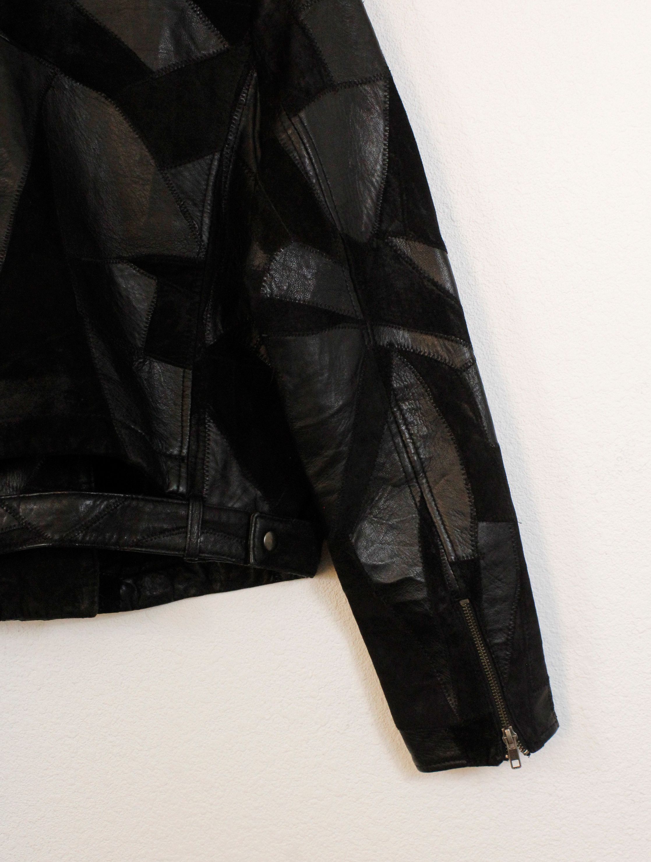 Leather Womens Religion Leather Suede Patchwork Biker Jacket M size Size M / US 6-8 / IT 42-44 - 11 Thumbnail