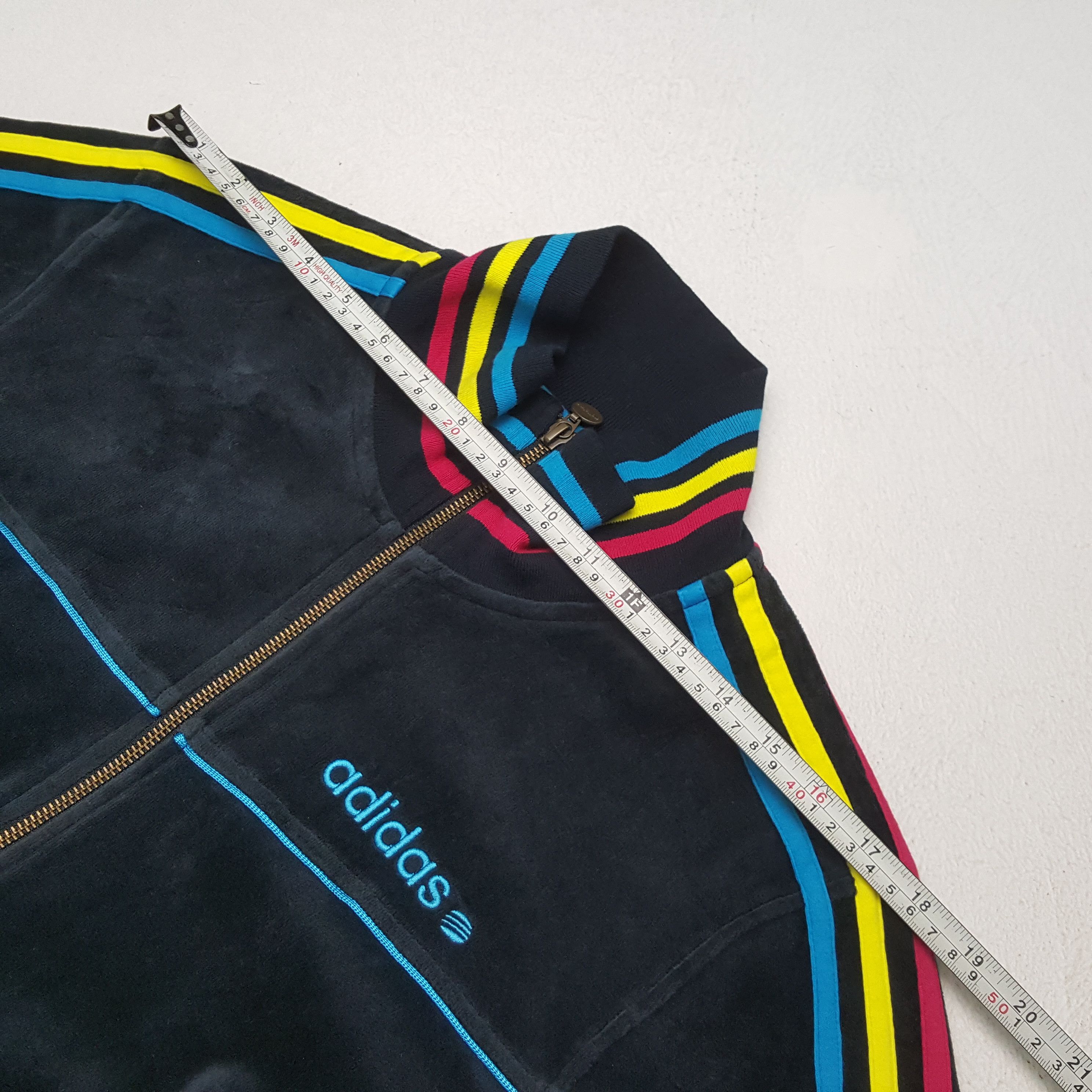Adidas Adidas Neo Colours Stripe Zipper Jacket C283N12 Size US S / EU 44-46 / 1 - 10 Thumbnail