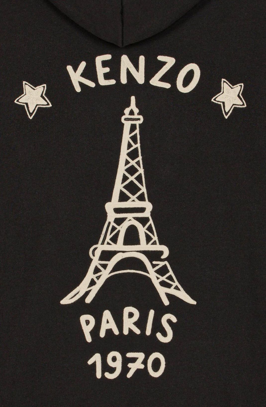 Kenzo o1mle0824 Souvenir Oversized Hooded Sweatshirt in Black Size L / US 10 / IT 46 - 4 Thumbnail