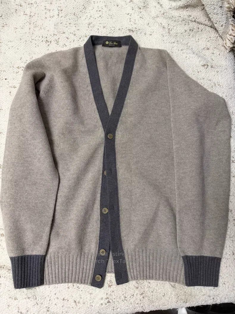 Loro Piana Loro Piana Cardigan Virgin Wool Size US M / EU 48-50 / 2 - 1 Thumbnail