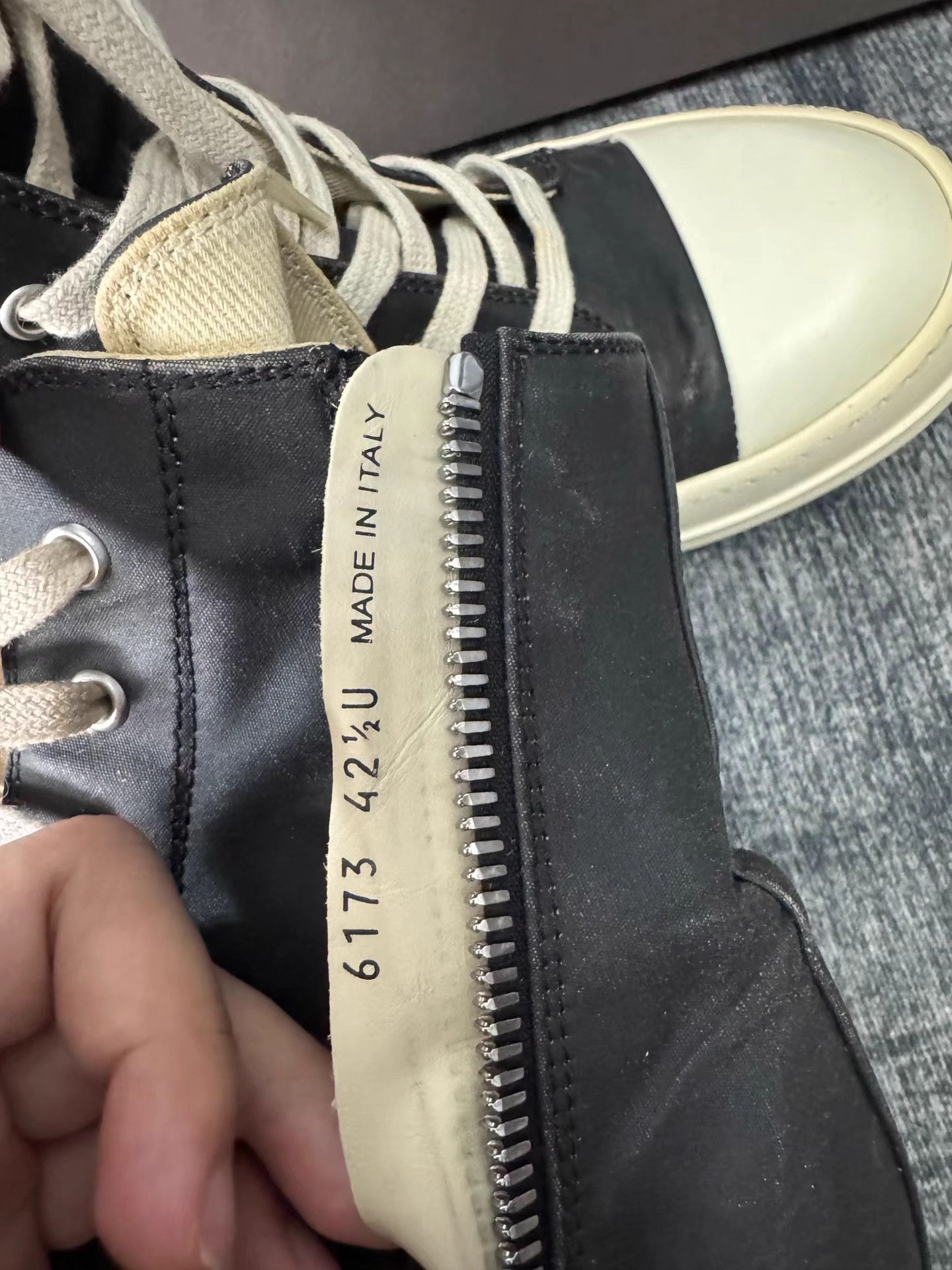 Rick Owens Rick Owens DRKSHDW Waxed Big Converse Size US 9.5 / EU 42-43 - 6 Thumbnail