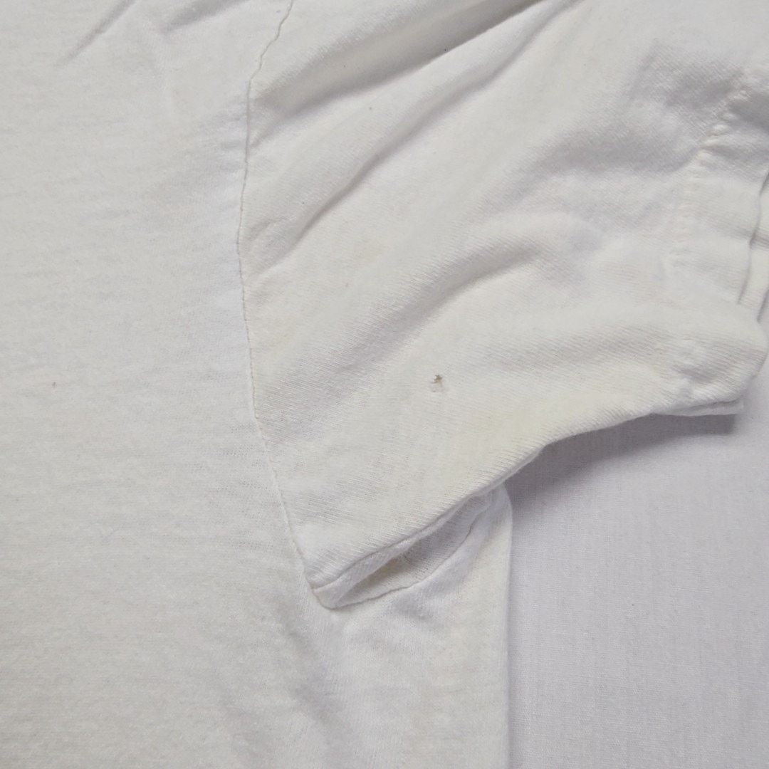 Hanes Vintage Hanes White V-Neck T-Shirt 100% Cotton XL Blank Tee Size US XL / EU 56 / 4 - 4 Thumbnail