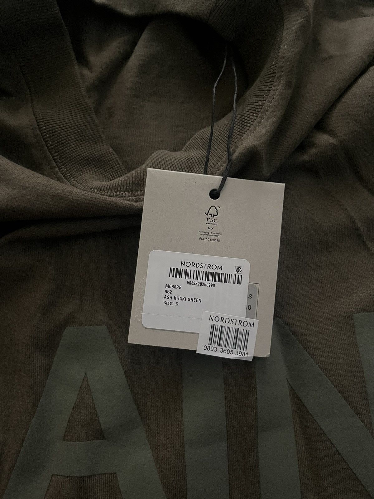 Allsaints All saints Khaki Ash Green Tshirt Size US S / EU 44-46 / 1 - 6 Thumbnail