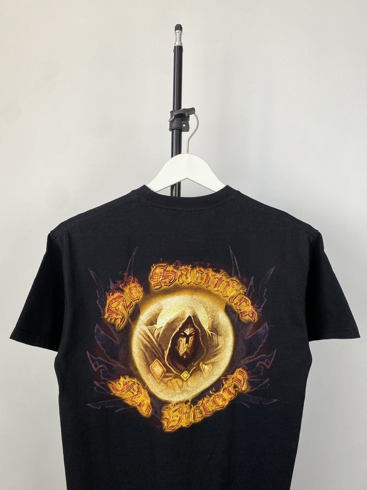 Band Tees × Vintage Vintage 2000s HAMMERFALL No Sacrifice, No Victory Tee Size US L / EU 52-54 / 3 - 11 Thumbnail