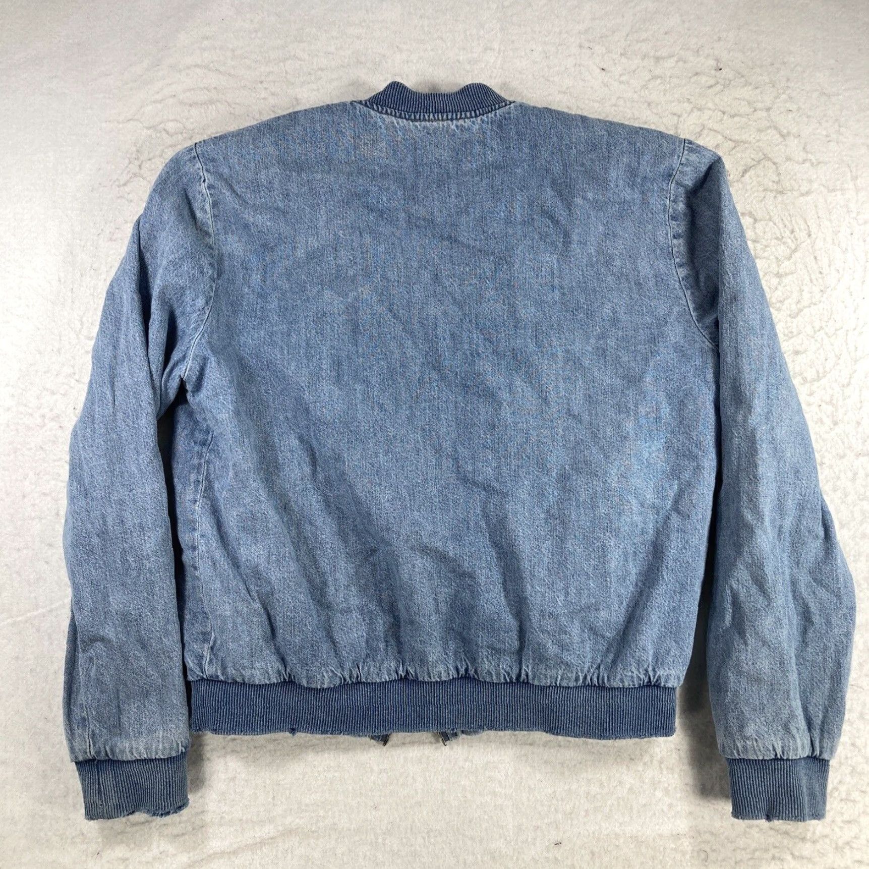 Lucky Brand VINTAGE Lucky Brand Denim Jacket Women's Small Blue Full Zip Size 28" / US 6 / IT 42 - 2 Thumbnail