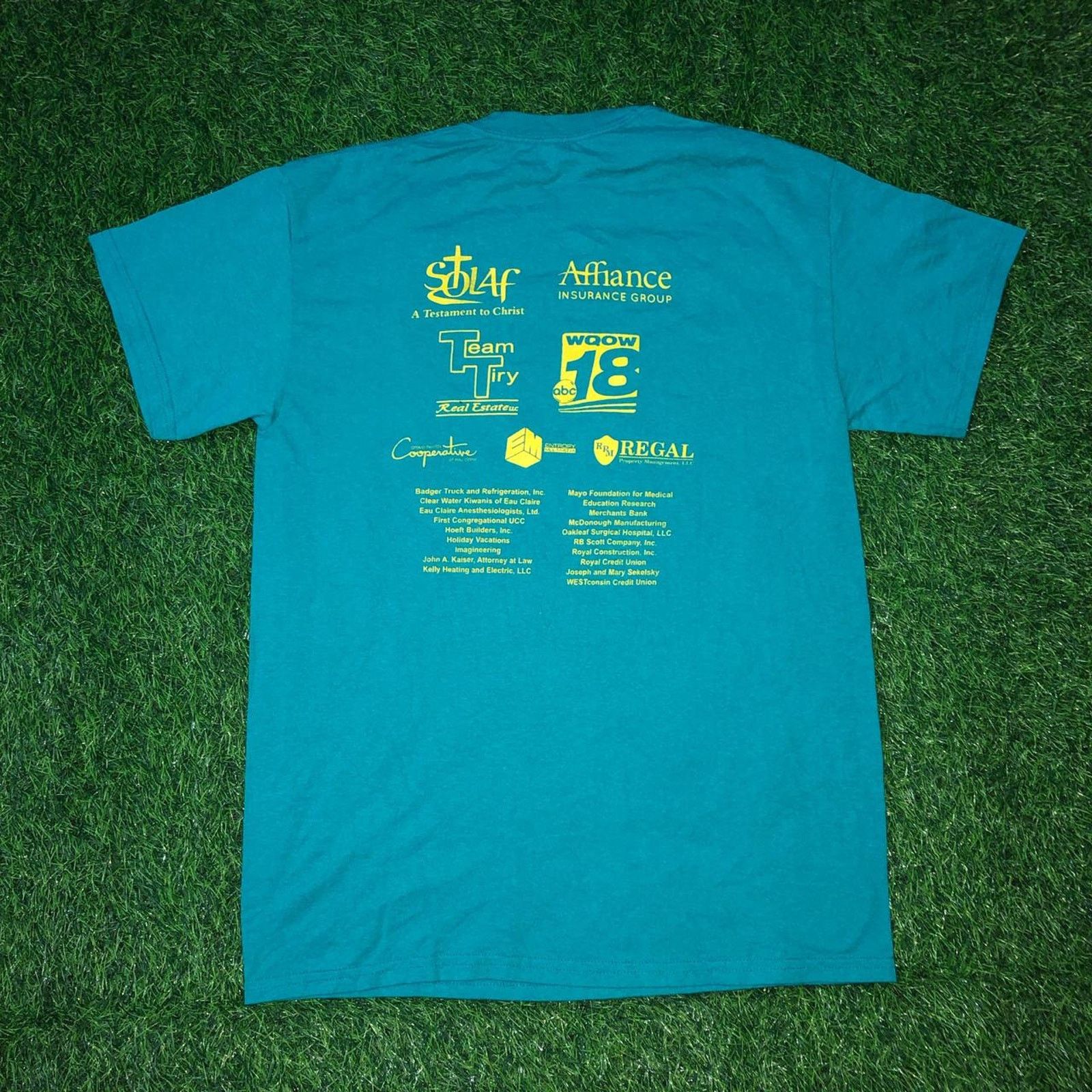 Gildan Teal 2018 Hike For The Homeless Graphic Tee Size US M / EU 48-50 / 2 - 2 Thumbnail