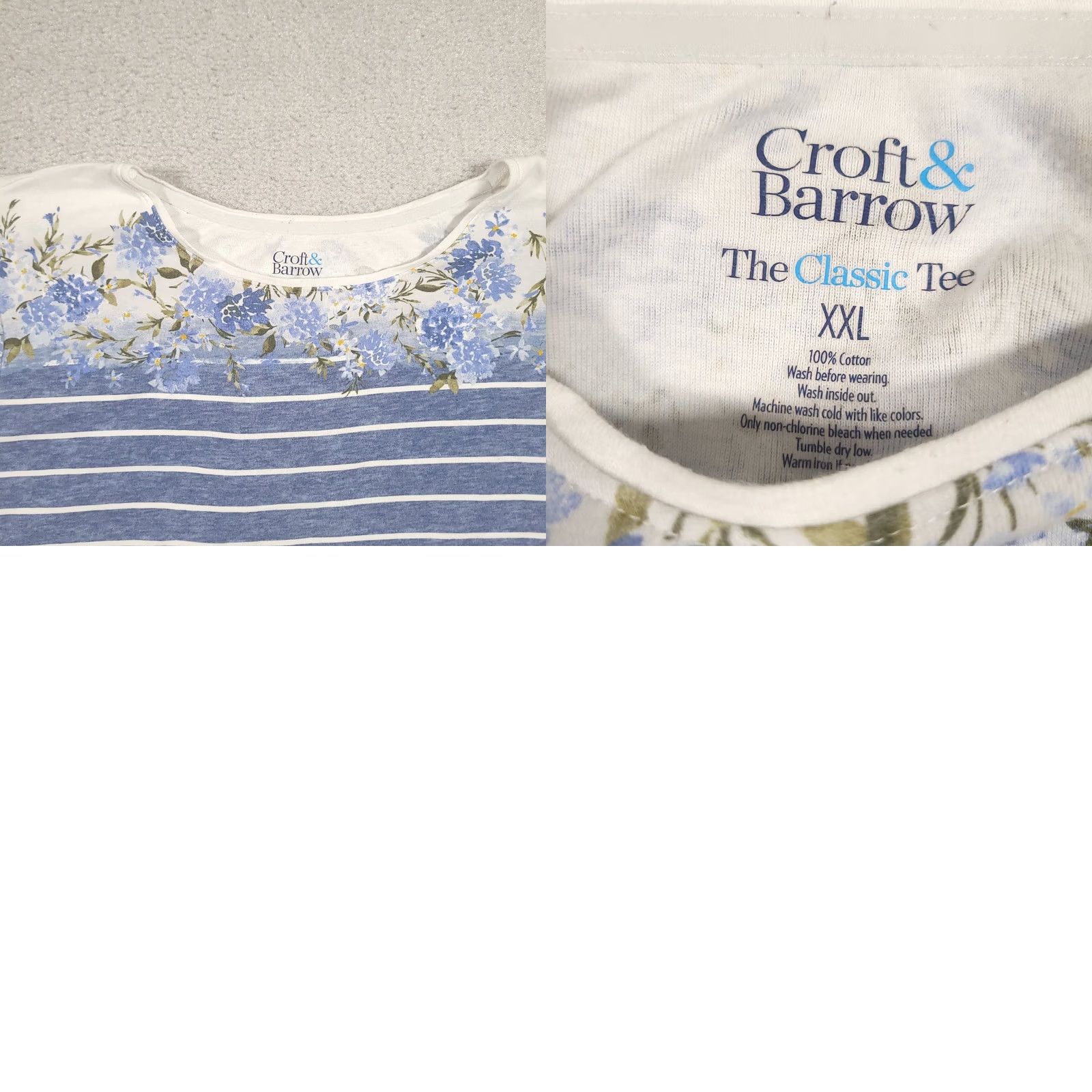 Croft & Barrow Croft & Barrow Shirt Womens XXL Blue Short Sleeve Pullover Casual Knit Blouse Mens? Size XXL / US 16-18 / IT 52-54 - 8 Thumbnail