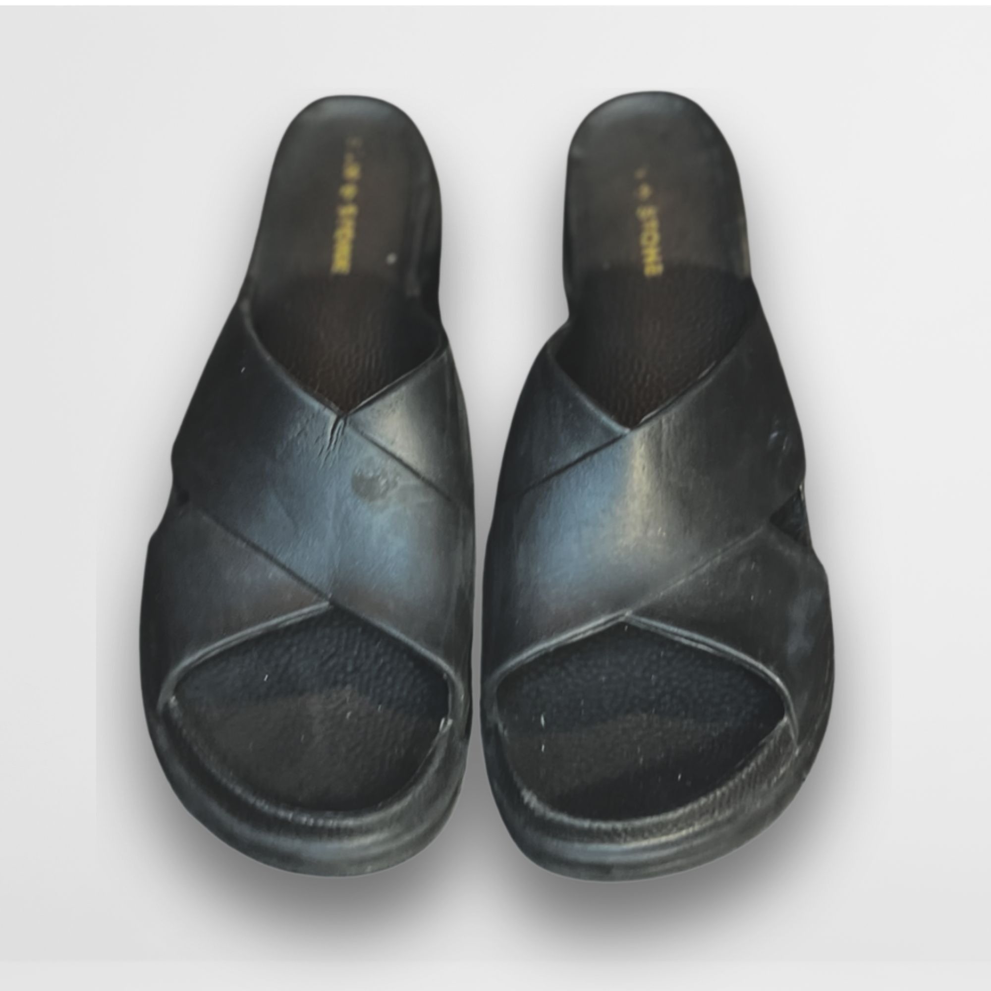 Other Sun Stone Black Comfort Islla Sandals Size 10 Slip-On Design Size US 10 / IT 40 - 2 Thumbnail